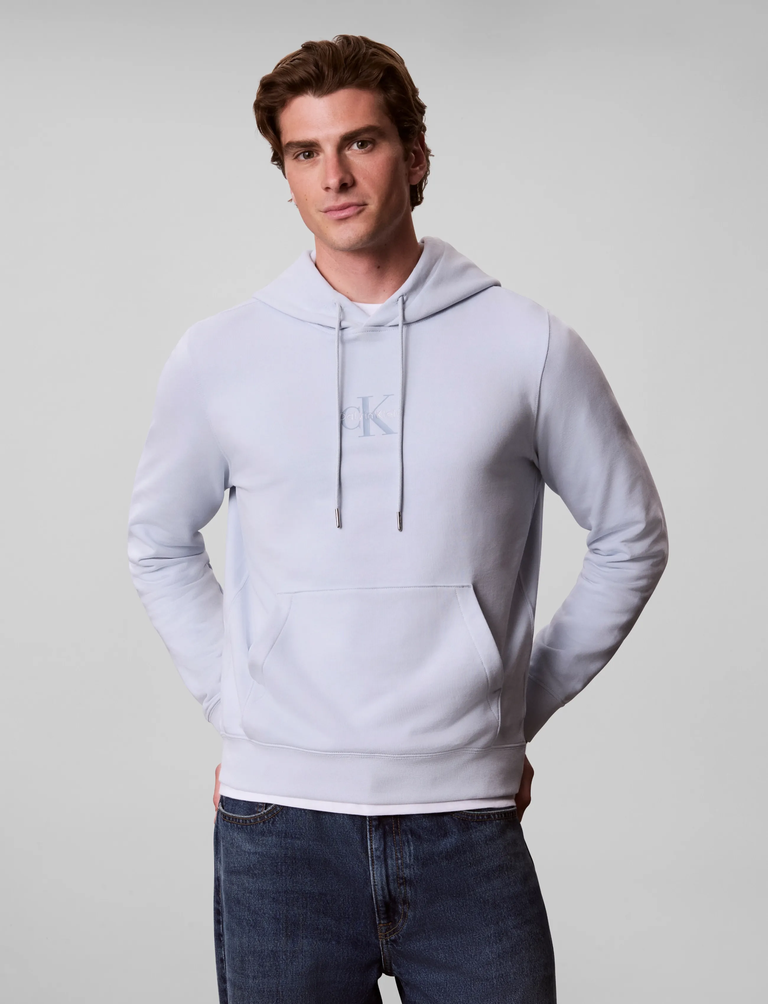 Calvin Klein Jeans - CL LS 350TERRY MICRO MNLG HOODIE - kapuzenpullover - plein air - 3