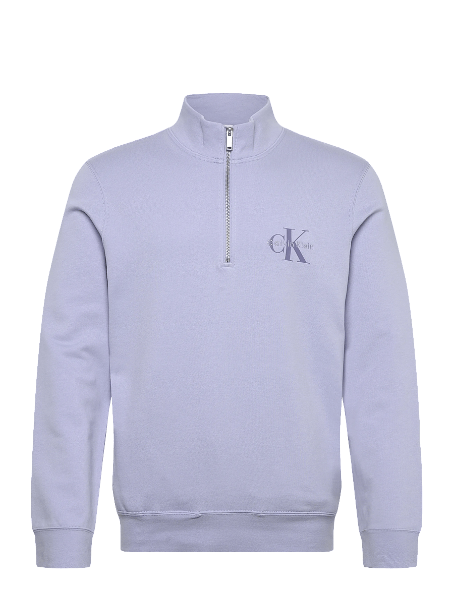 Calvin Klein Jeans - CL LS 350TERRY MCRO MNLG QTR ZIP - shop efter stil - casual blue - 1