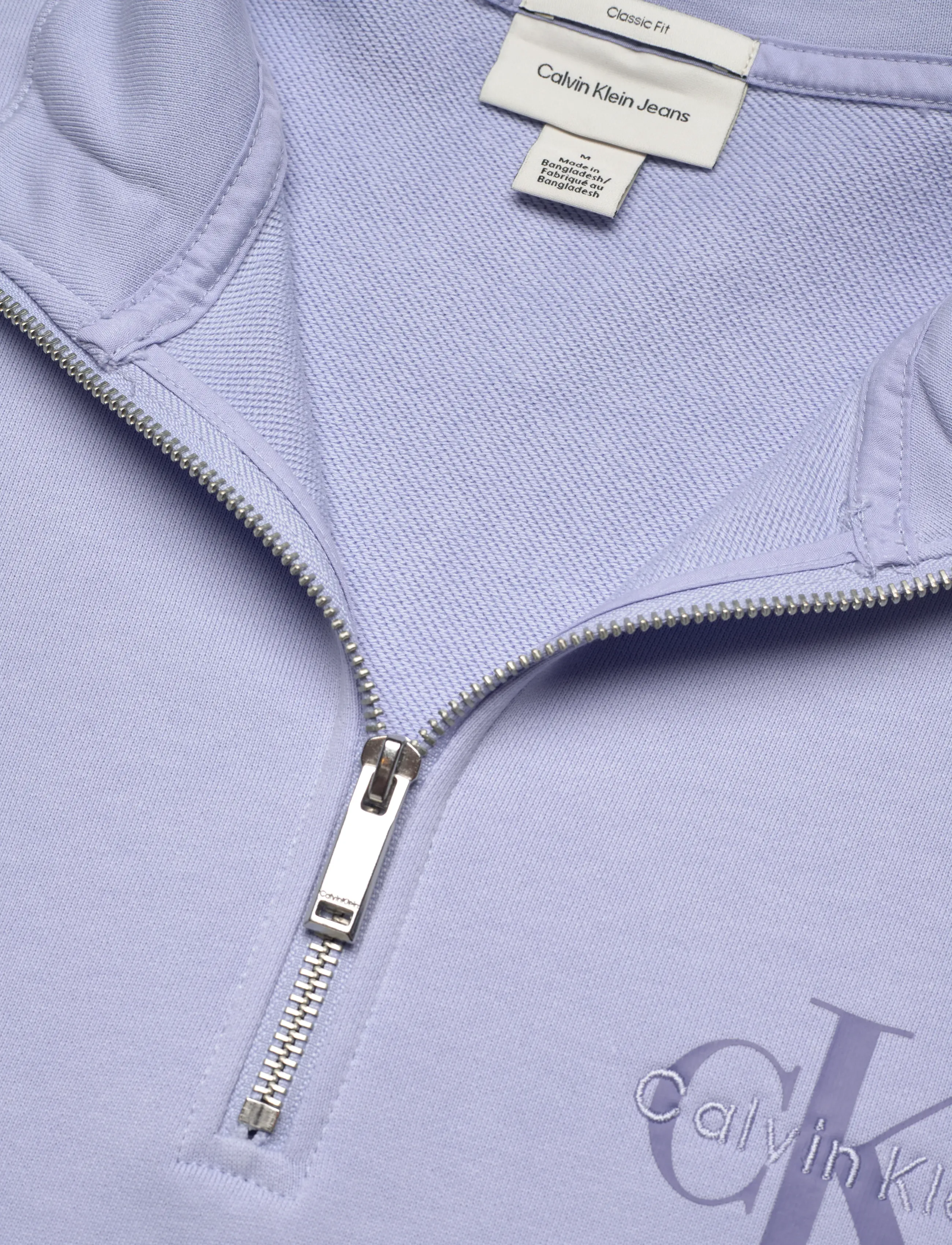 Calvin Klein Jeans - CL LS 350TERRY MCRO MNLG QTR ZIP - shop efter stil - casual blue - 5