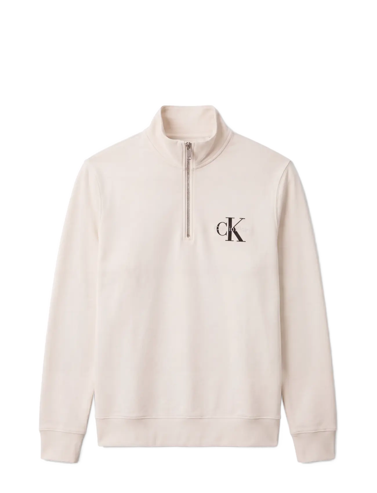 Calvin Klein Jeans - CL LS 350TERRY MCRO MNLG QTR ZIP - shop efter stil - tofu - 1