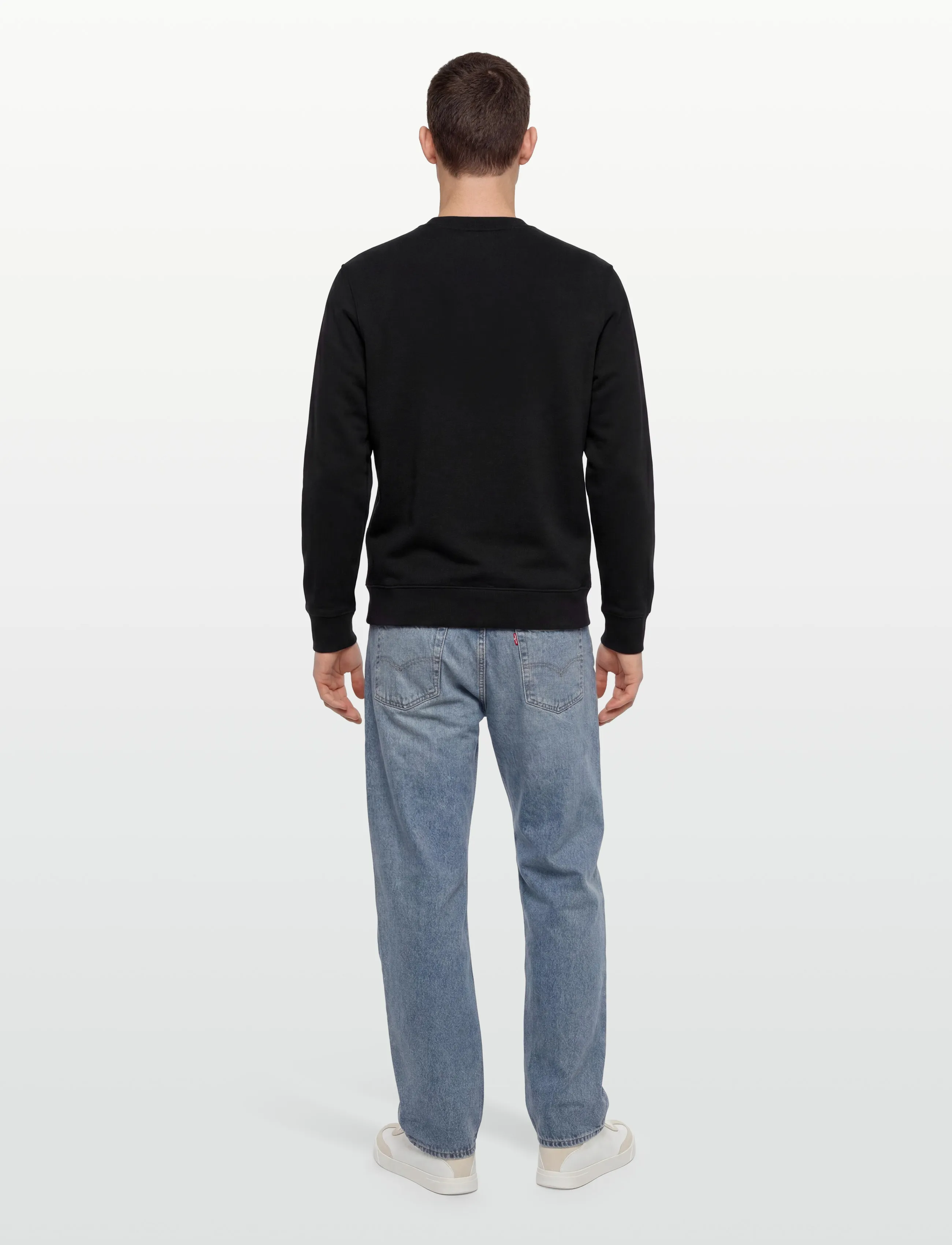 Calvin Klein Jeans - LS 350TERY CALVN PRDE CN SWTSHRT - truien - black - 4