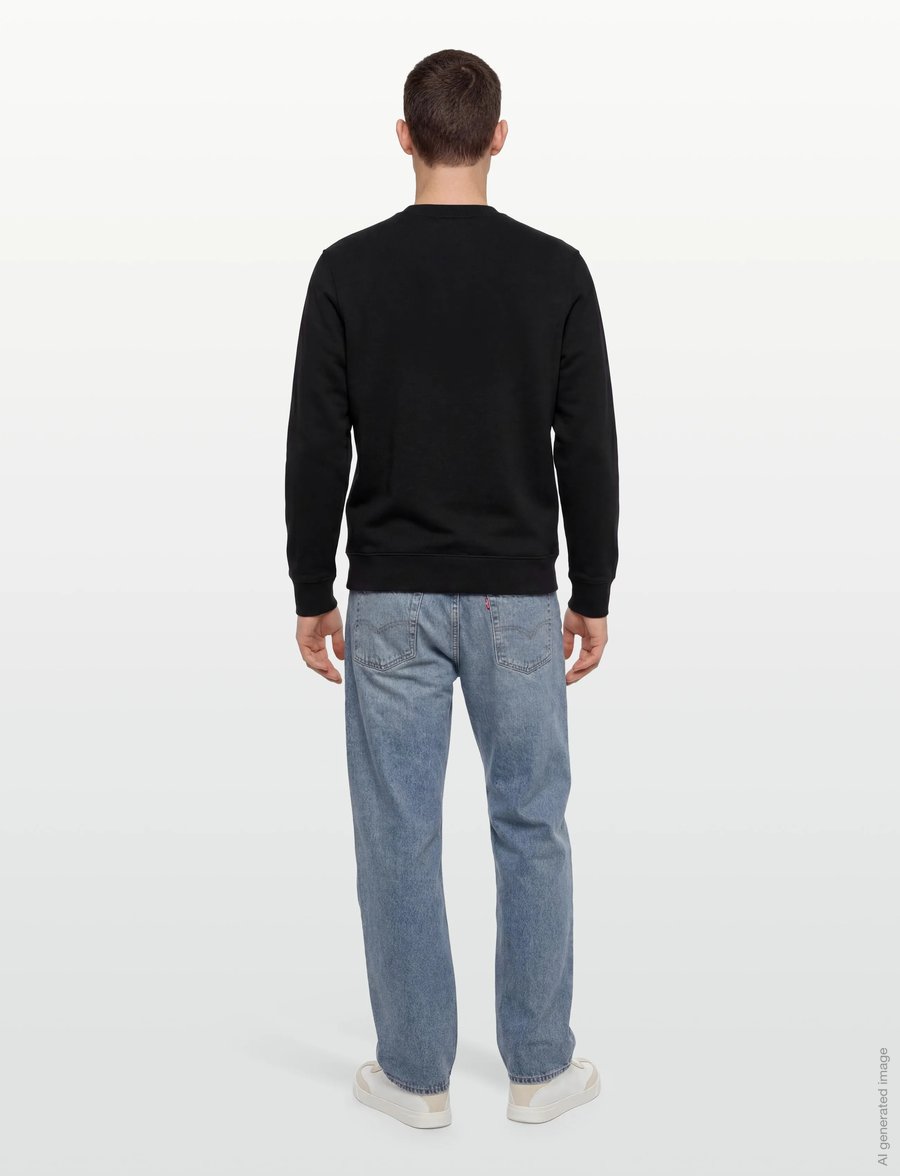 Calvin Klein Jeans - LS 350TERY CALVN PRDE CN SWTSHRT - truien - black - 4