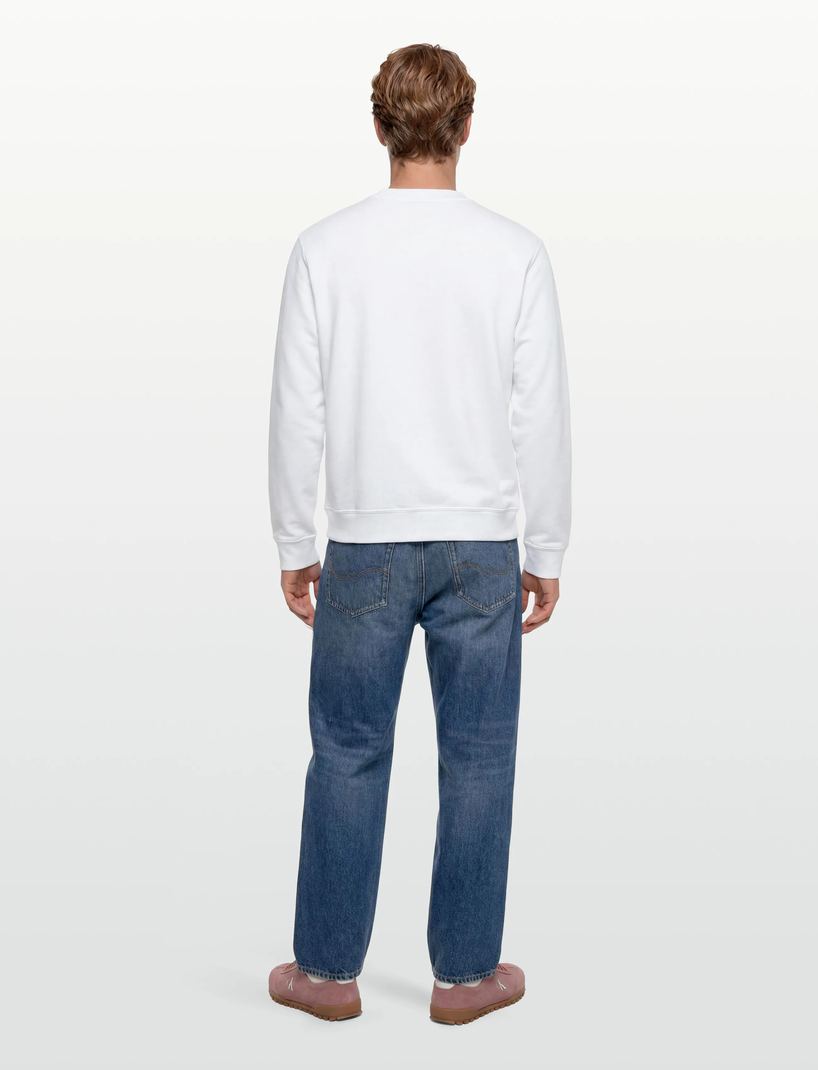 Calvin Klein Jeans - LS 350TERY CALVN PRDE CN SWTSHRT - shop efter stil - bright white - 4