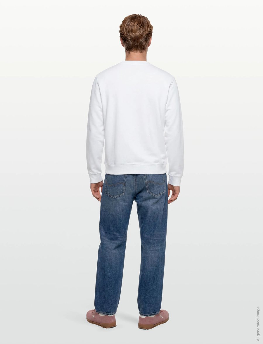 Calvin Klein Jeans - LS 350TERY CALVN PRDE CN SWTSHRT - shop efter stil - bright white - 4