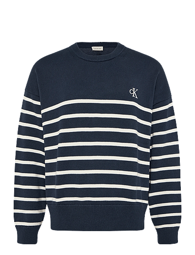 Ls Rlxd Cotton Crewnk Swtr 7gg - Rund Hals