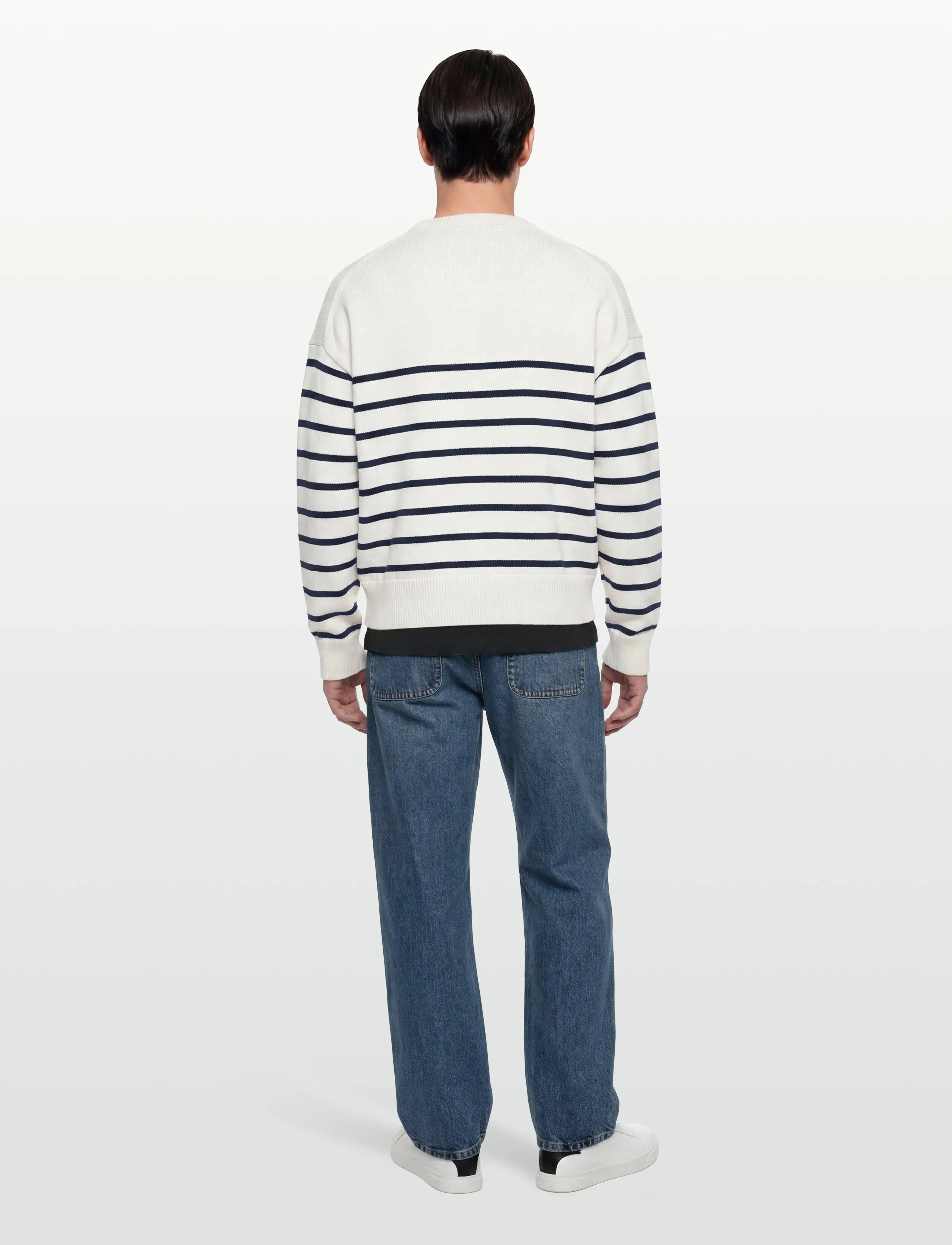 Calvin Klein Jeans - LS RLXD COTTON CREWNK SWTR 7GG - rund hals - tofu - 4