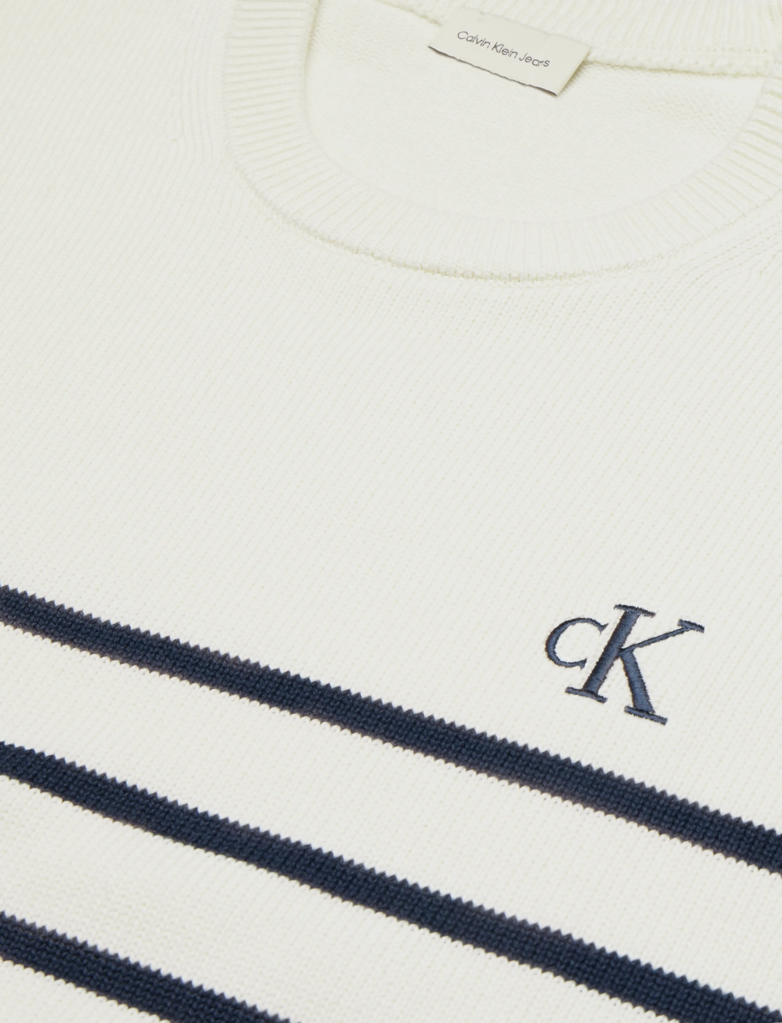 Calvin Klein Jeans - LS RLXD COTTON CREWNK SWTR 7GG - rund hals - tofu - 5