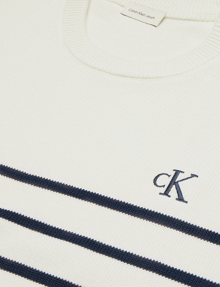 Calvin Klein Jeans - LS RLXD COTTON CREWNK SWTR 7GG - rund hals - tofu - 5