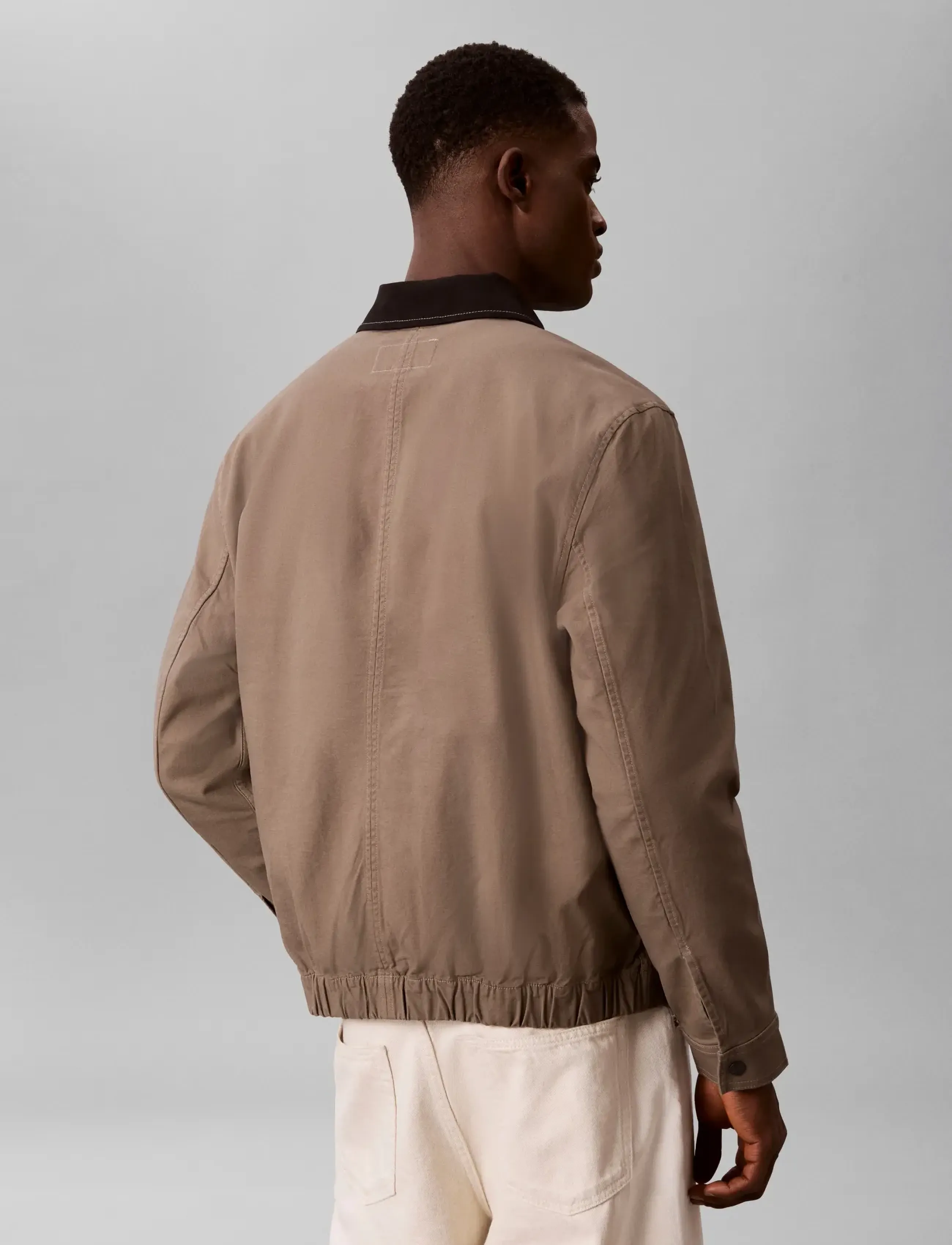 Calvin Klein Jeans - LS MATTY CANVAS CONTRAST COLLAR - spring jackets - bungee cord - 2