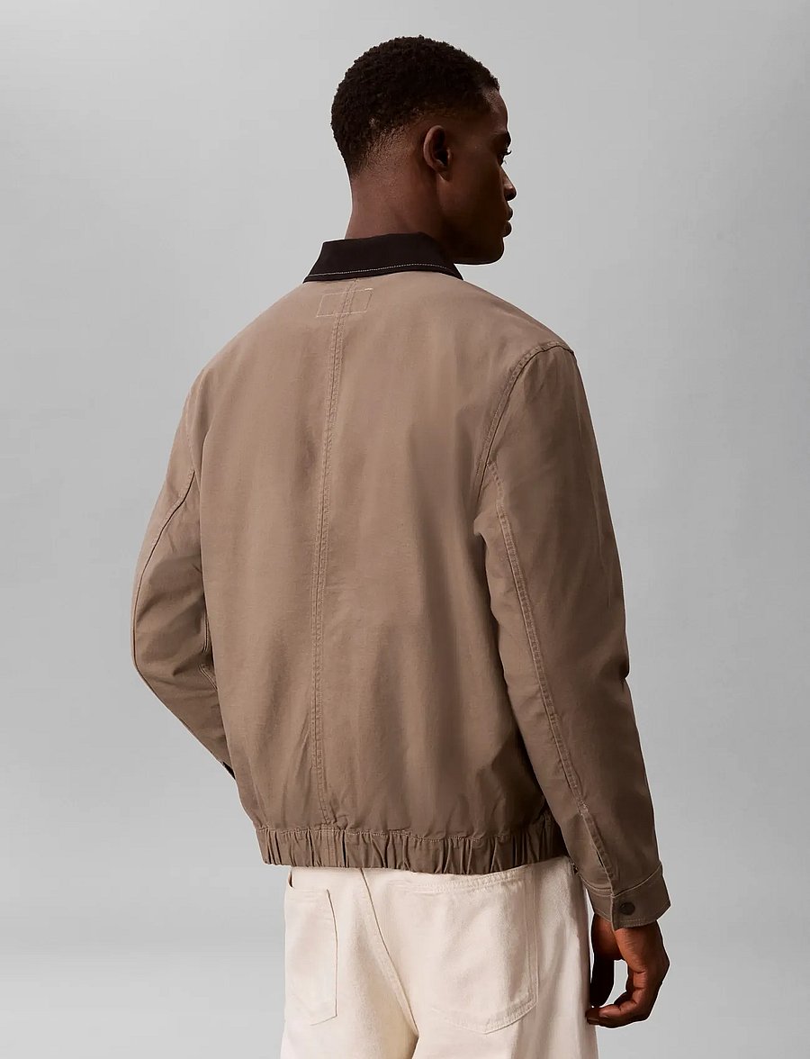 Calvin Klein Jeans - LS MATTY CANVAS CONTRAST COLLAR - spring jackets - bungee cord - 2