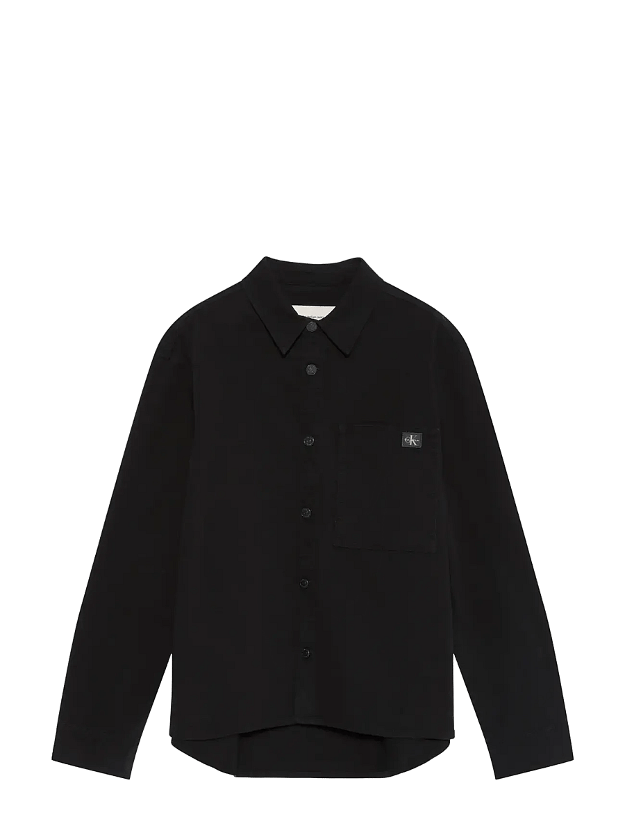 Calvin Klein Jeans - LS MATTY CANVAS SHIRT JKT - shop efter stil - black - 1