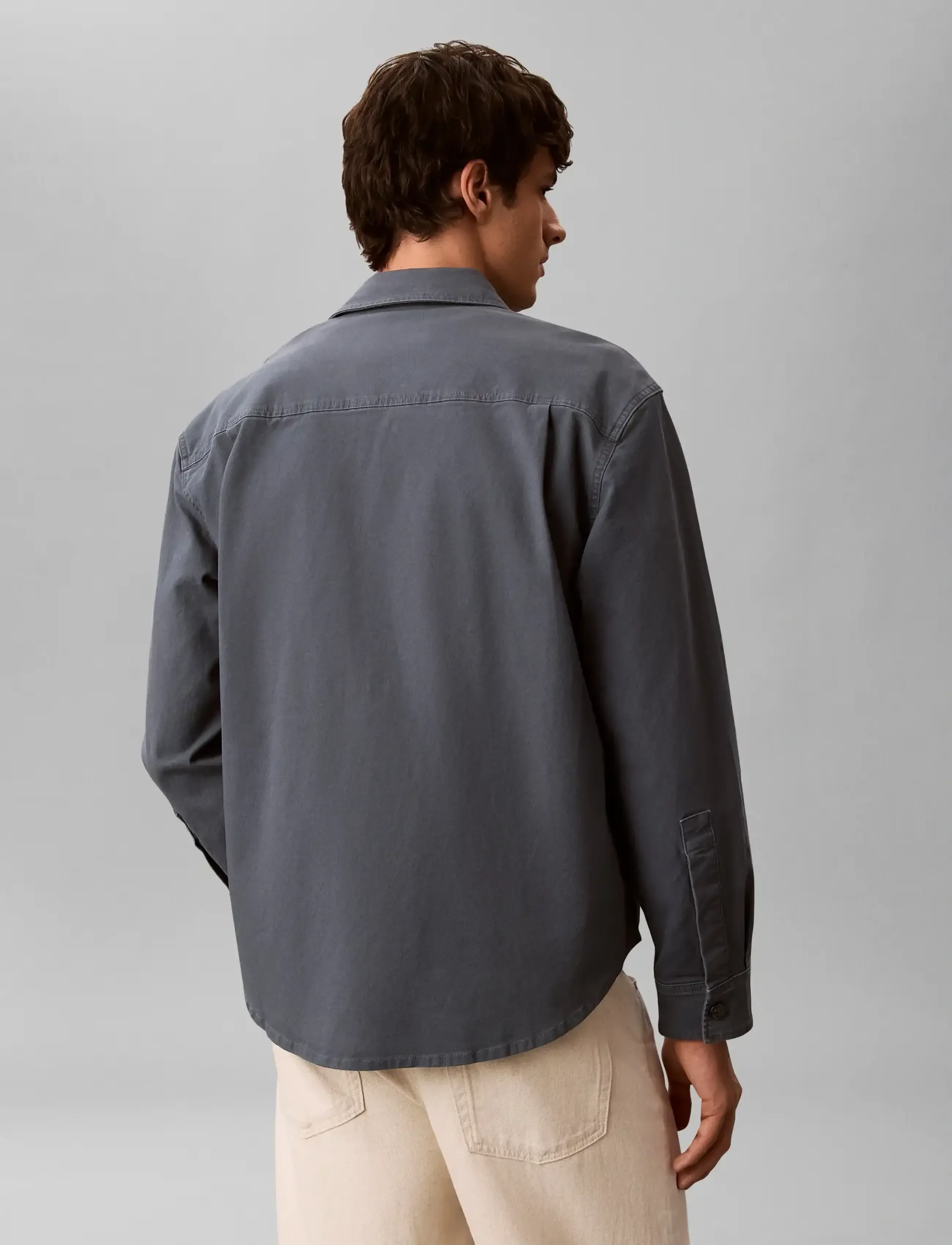 Calvin Klein Jeans - LS MATTY CANVAS SHIRT JKT - shop efter stil - dark slate - 3
