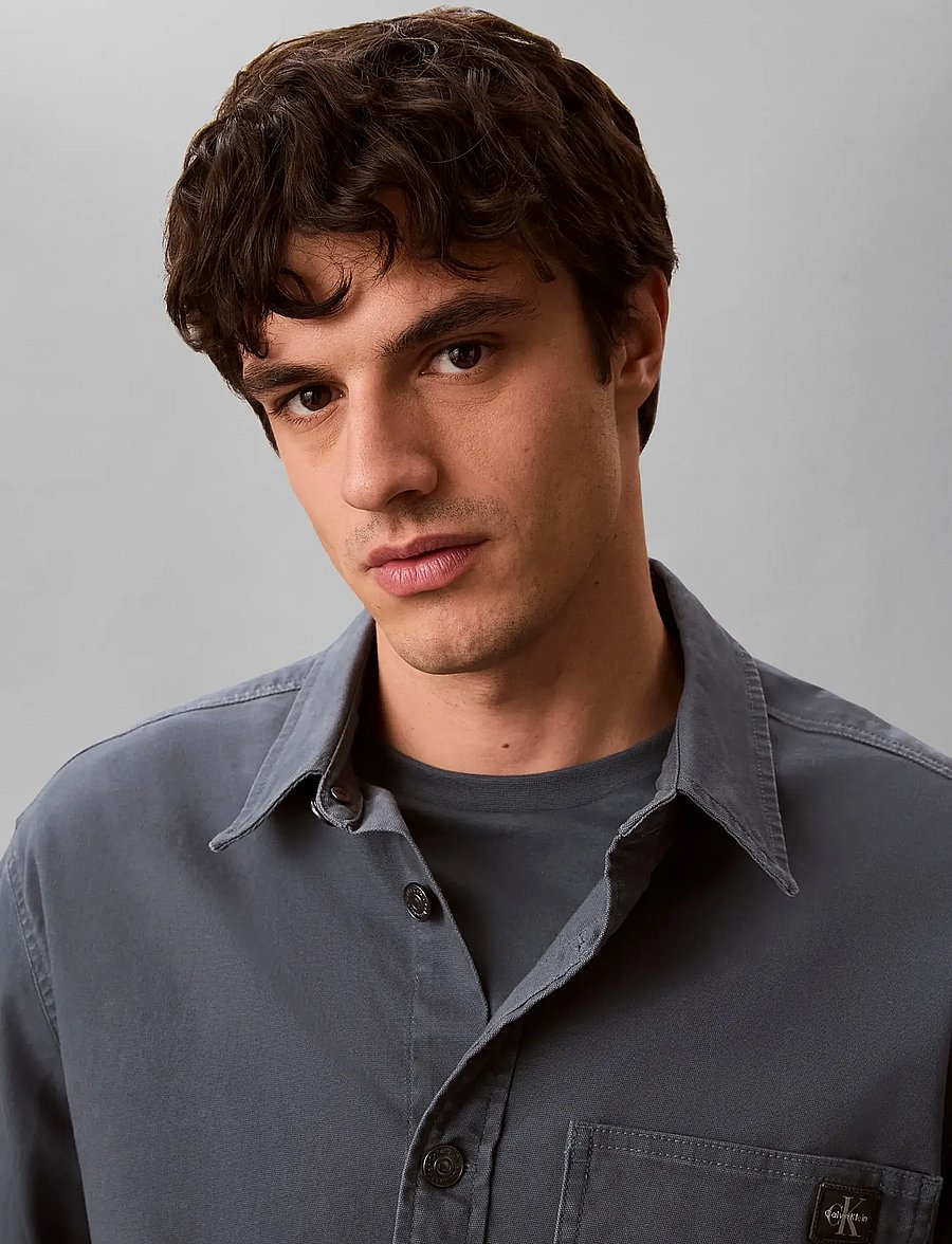 Calvin Klein Jeans - LS MATTY CANVAS SHIRT JKT - shop efter stil - dark slate - 5
