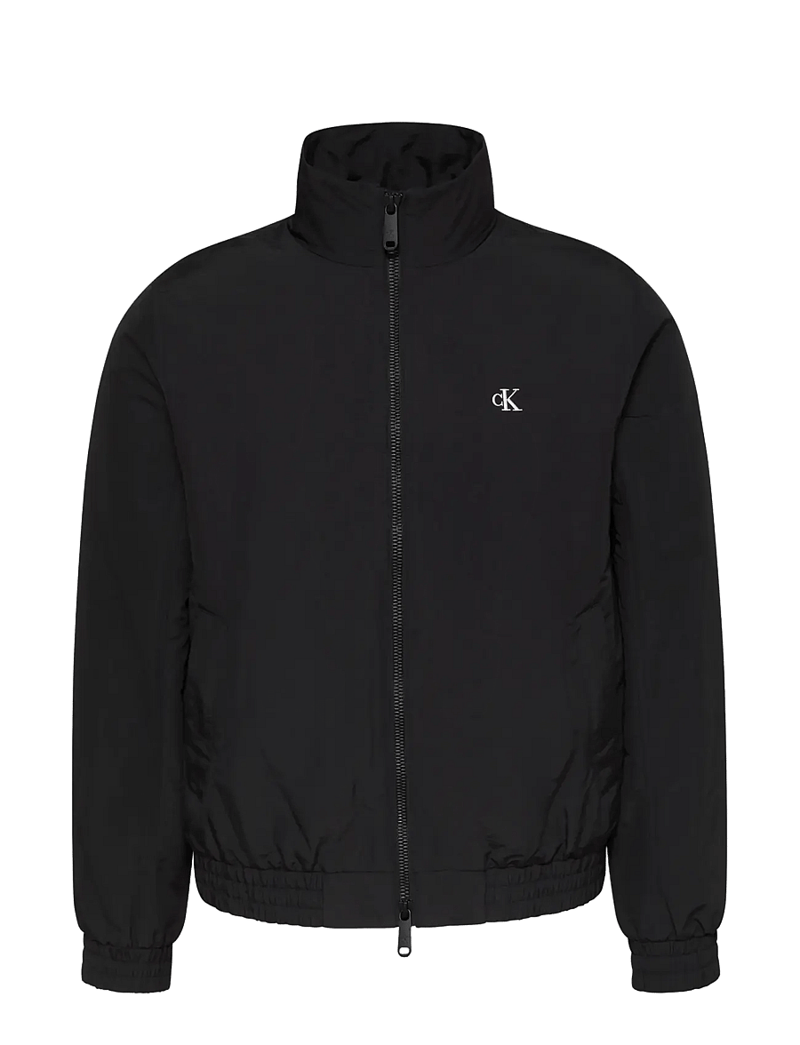 Calvin Klein Jeans - LS PADDED NYLON HARRINGTON JACKE - dunjakker - black - 1