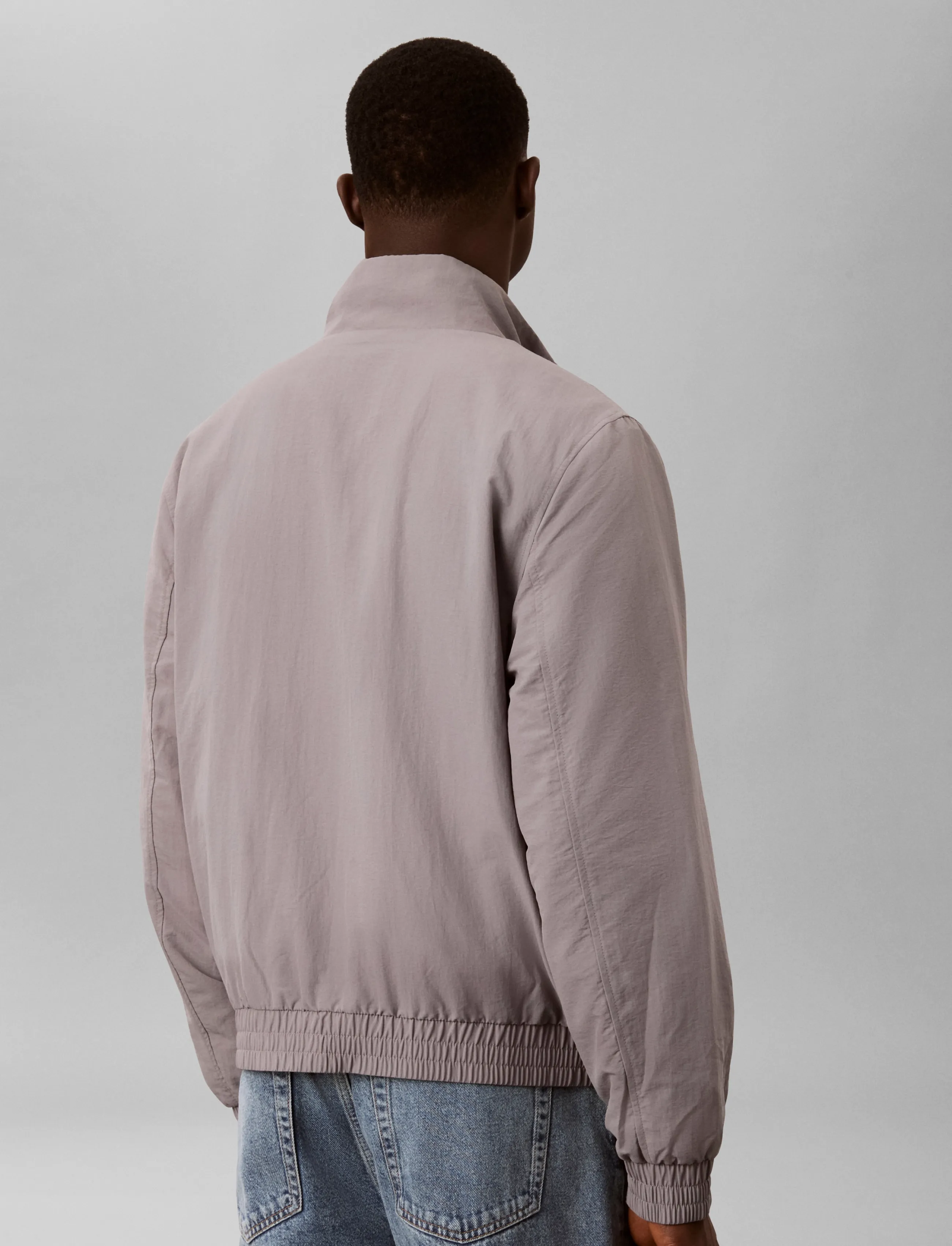 Calvin Klein Jeans - LS PADDED NYLON HARRINGTON JACKE - kevadjoped - convoy - 2