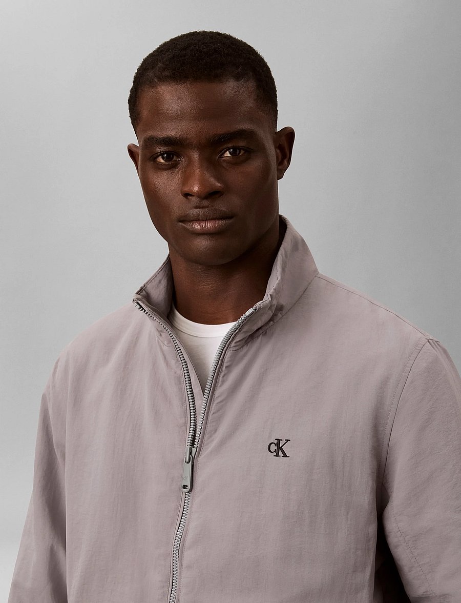 Calvin Klein Jeans - LS PADDED NYLON HARRINGTON JACKE - kevadjoped - convoy - 4