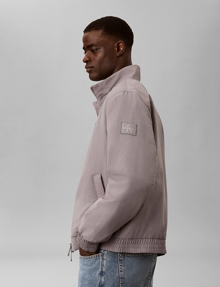 Calvin Klein Jeans - LS PADDED NYLON HARRINGTON JACKE - kevadjoped - convoy - 5