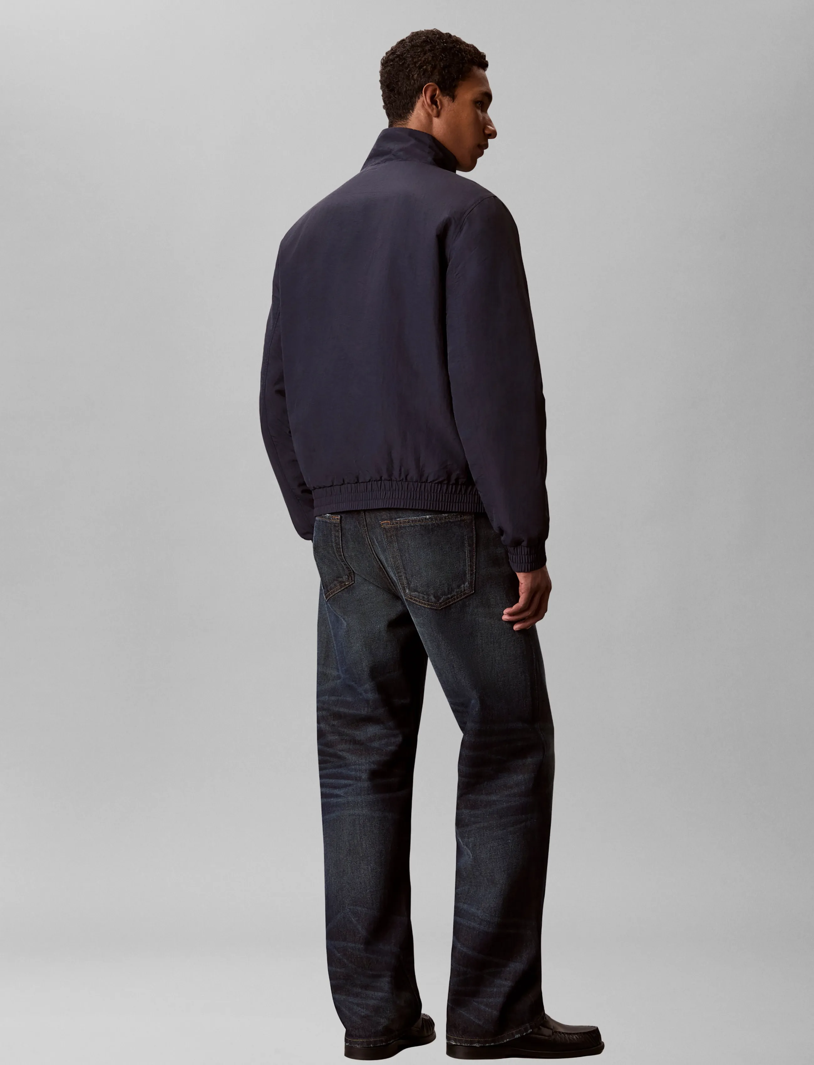 Calvin Klein Jeans - LS PADDED NYLON HARRINGTON JACKE - dunjakker - dark sapphire - 2