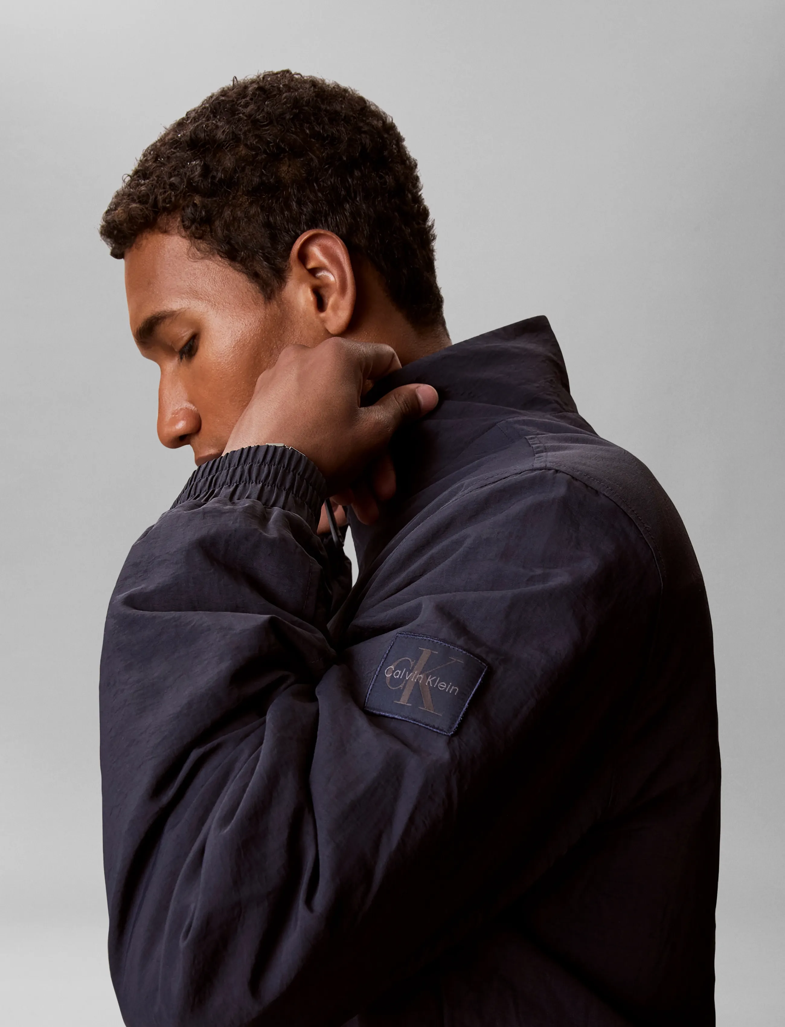 Calvin Klein Jeans - LS PADDED NYLON HARRINGTON JACKE - dunjakker - dark sapphire - 5