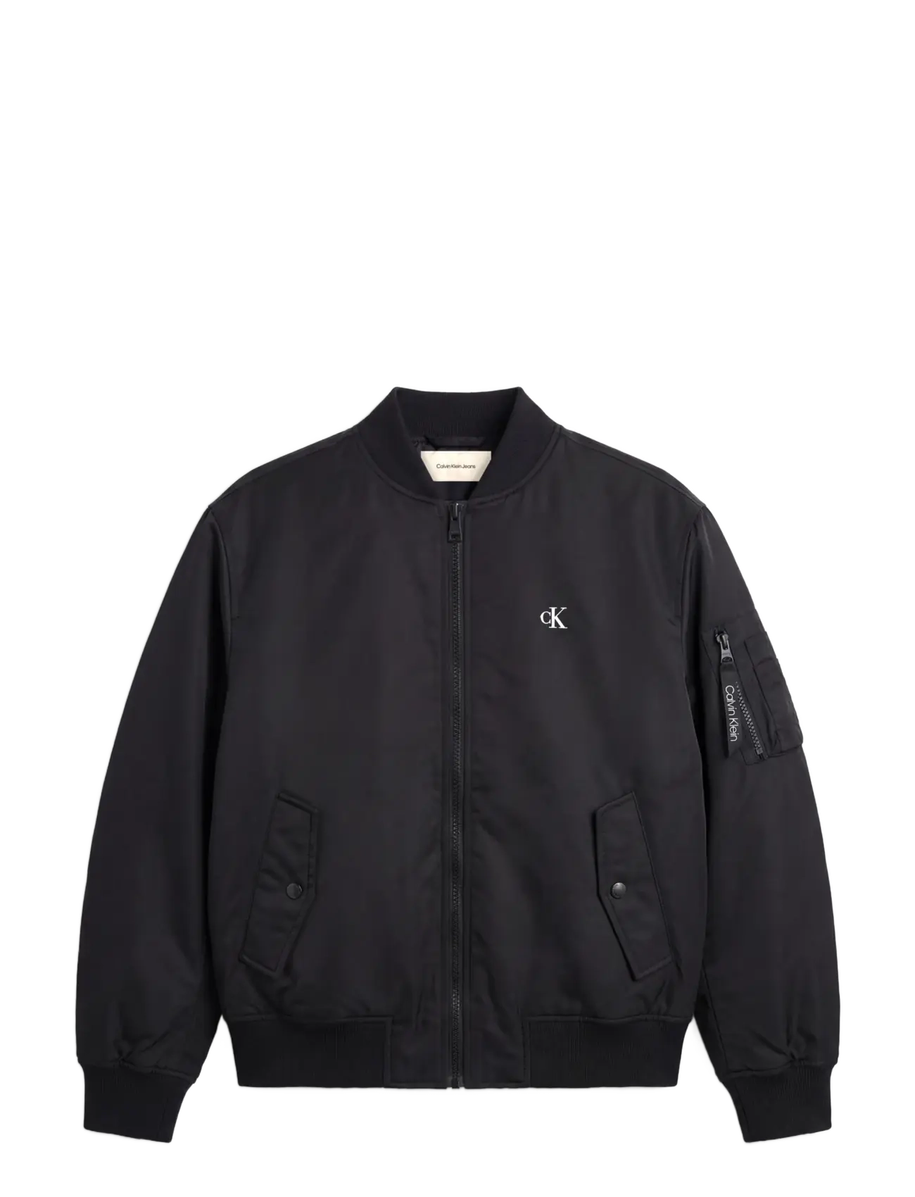Calvin Klein Jeans - LS JEANS NYLON BOMBER JKT - forårsjakker - black - 1