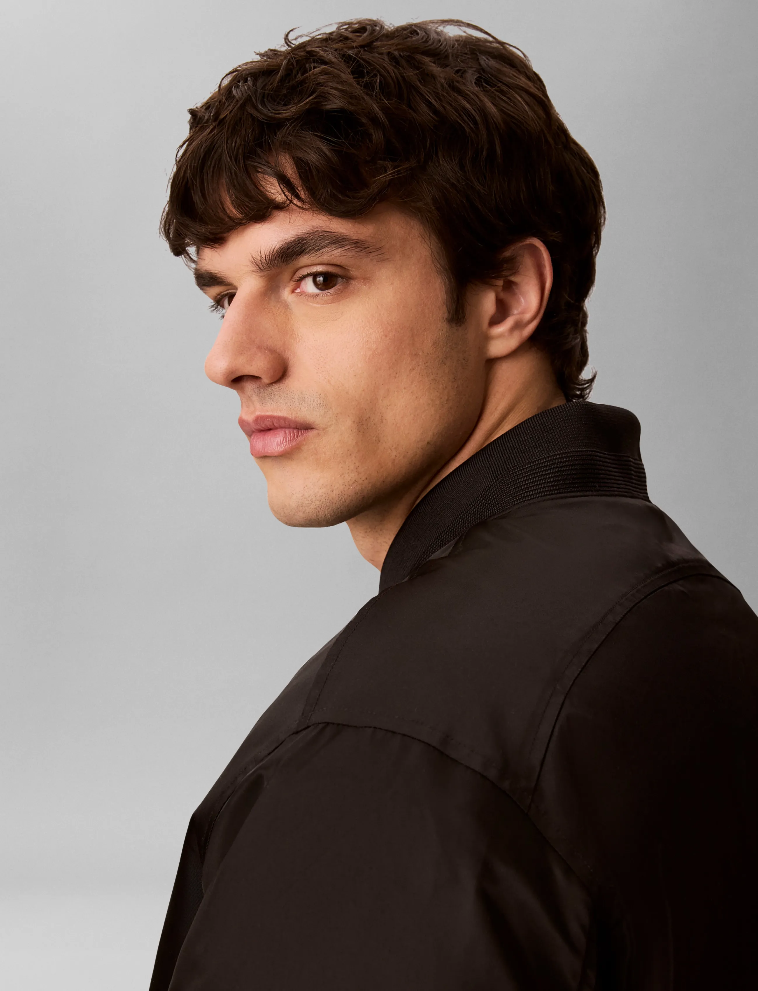 Calvin Klein Jeans - LS JEANS NYLON BOMBER JKT - forårsjakker - black - 5