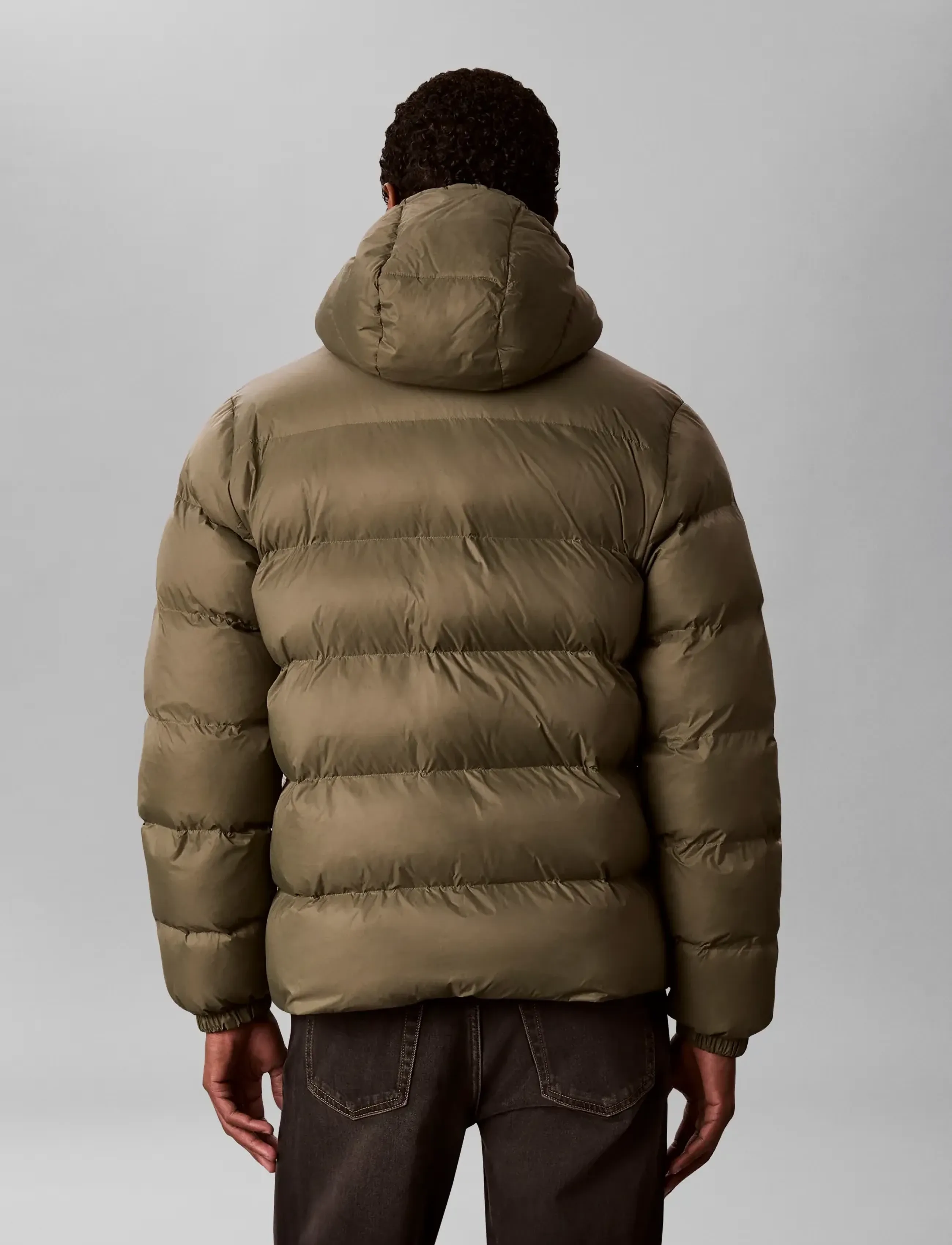Calvin Klein Jeans - LS LTWT NYLN PADED HOD PUFR JKT - dusty olive - 2