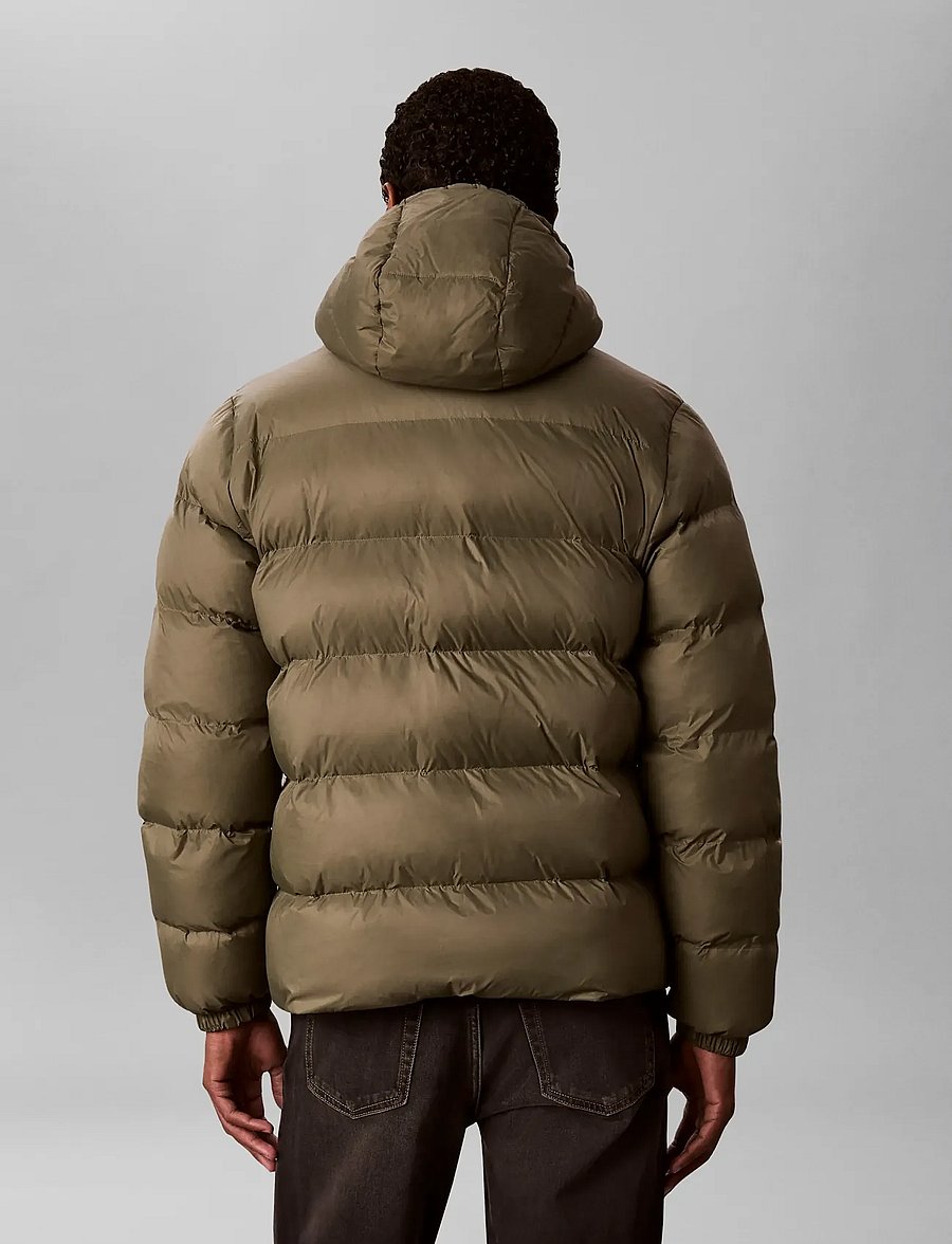Calvin Klein Jeans - LS LTWT NYLN PADED HOD PUFR JKT - vinterjakker - dusty olive - 2