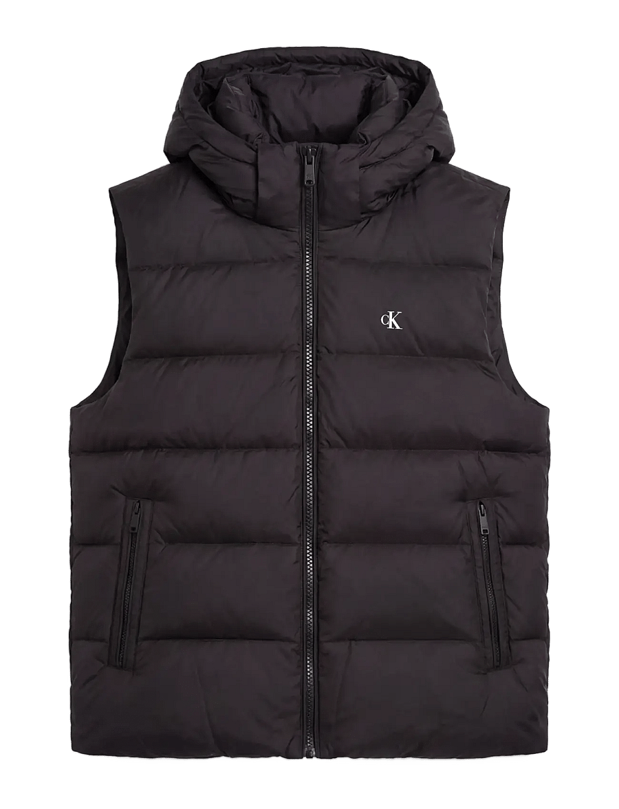 Calvin Klein Jeans - SLS NYLN ZP OFF HOD DWN PUFR VST - westen - black - 1