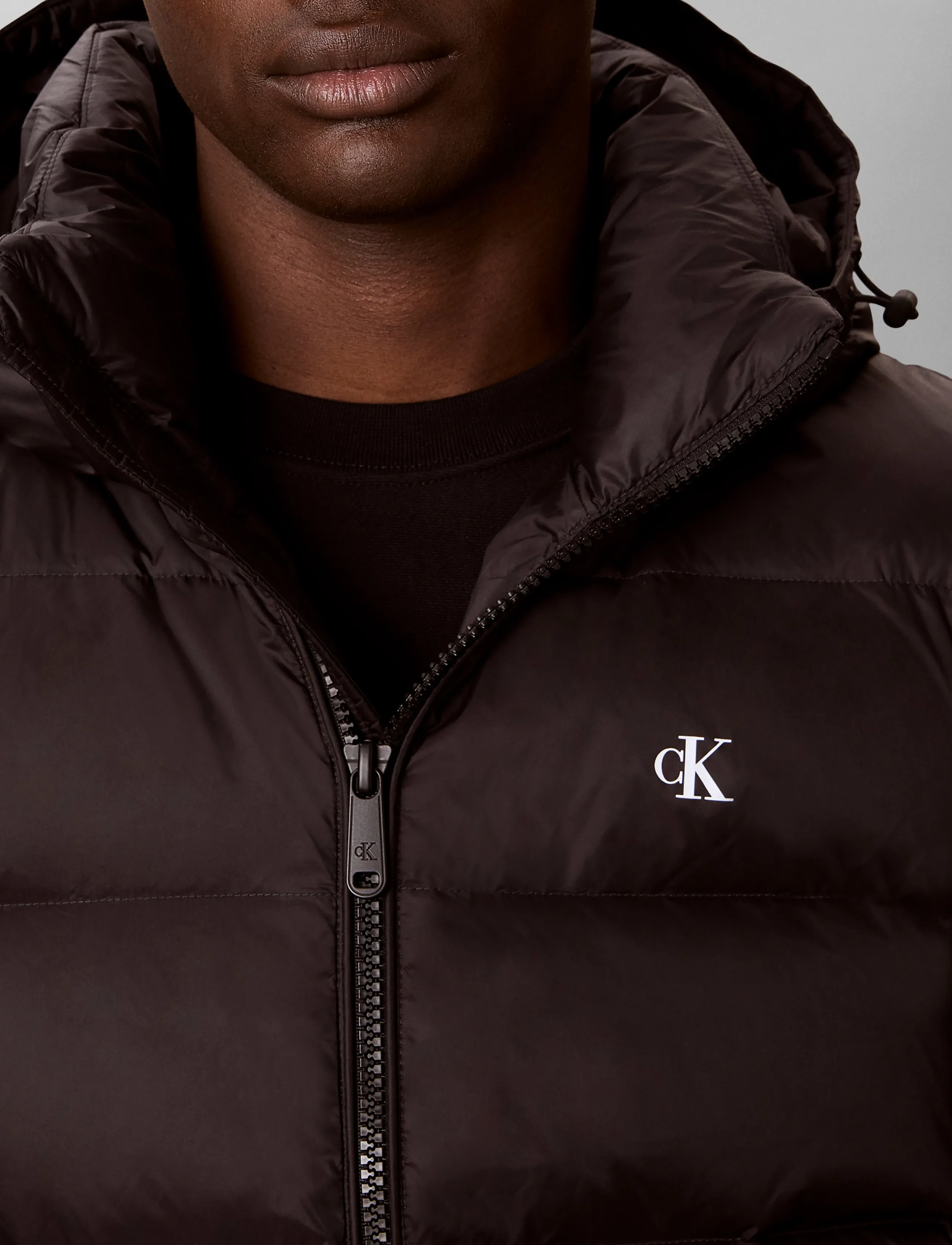 Calvin Klein Jeans - SLS NYLN ZP OFF HOD DWN PUFR VST - westen - black - 5