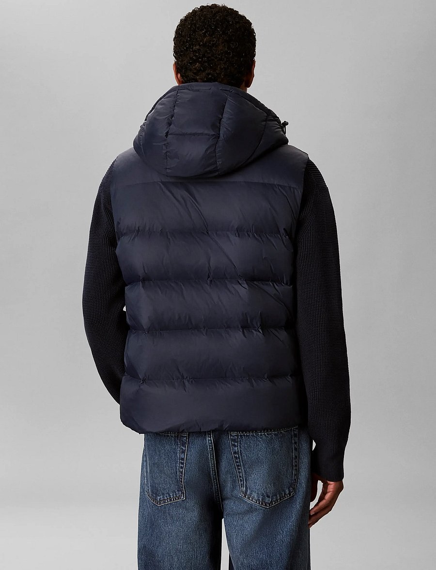 Calvin Klein Jeans - SLS NYLN ZP OFF HOD DWN PUFR VST - westen - dark sapphire - 2