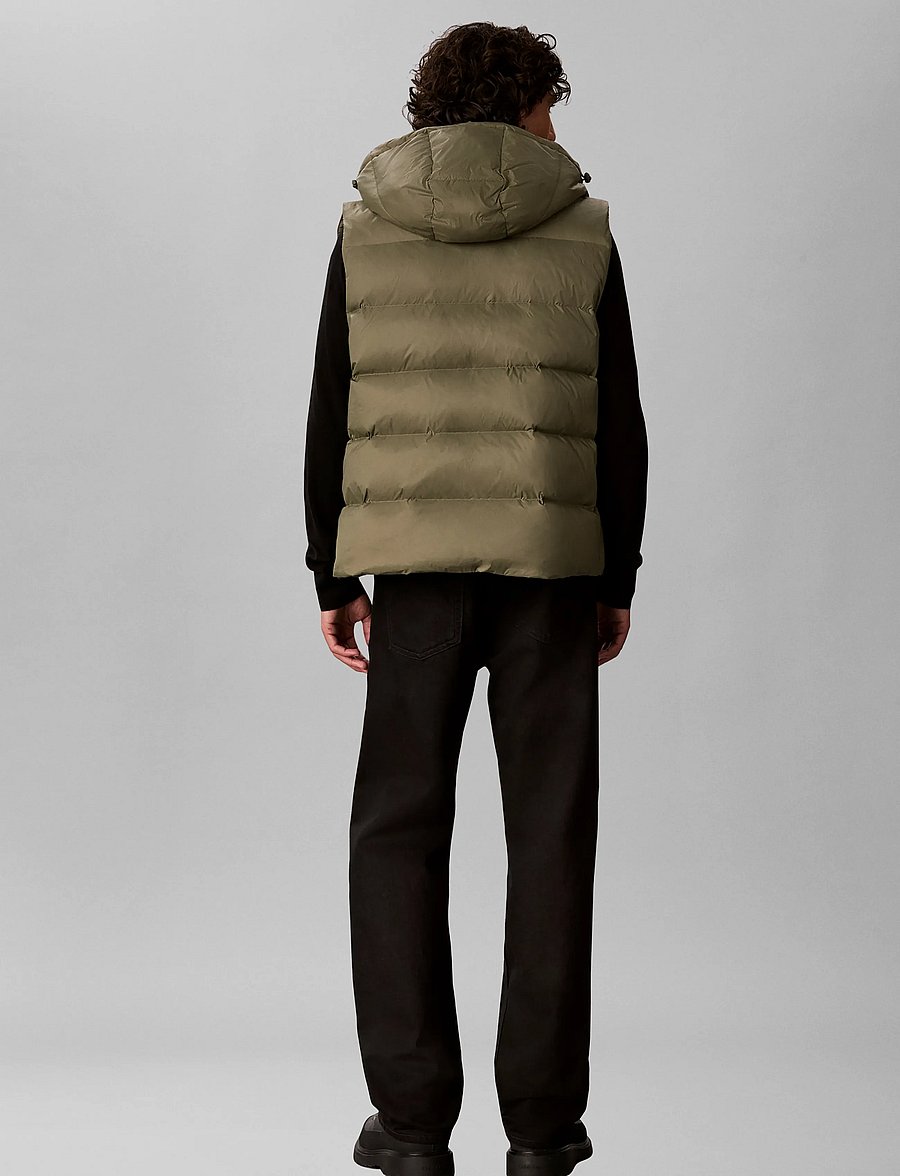 Calvin Klein Jeans - SLS NYLN ZP OFF HOD DWN PUFR VST - veste - dusty olive - 2