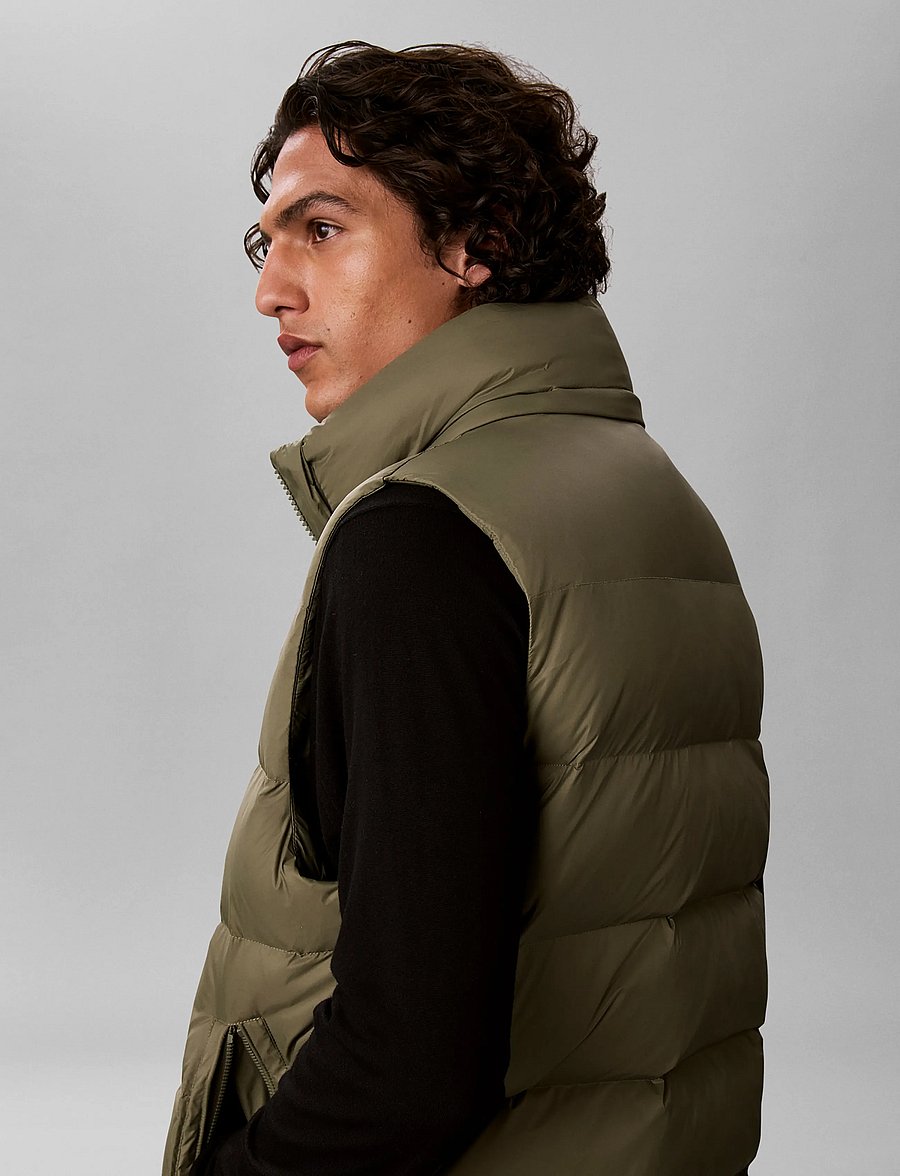 Calvin Klein Jeans - SLS NYLN ZP OFF HOD DWN PUFR VST - veste - dusty olive - 5