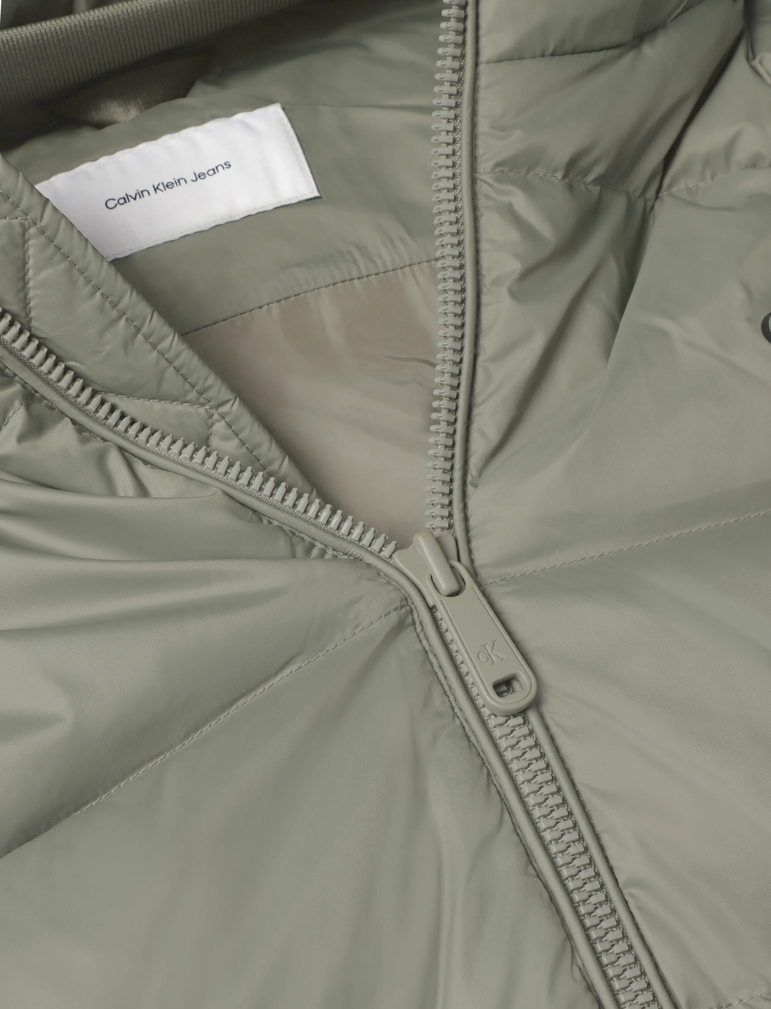 Calvin Klein Jeans - LS NYLN ZP OFF HOD DOWN PUFR JKT - dunjackor - dusty olive - 2