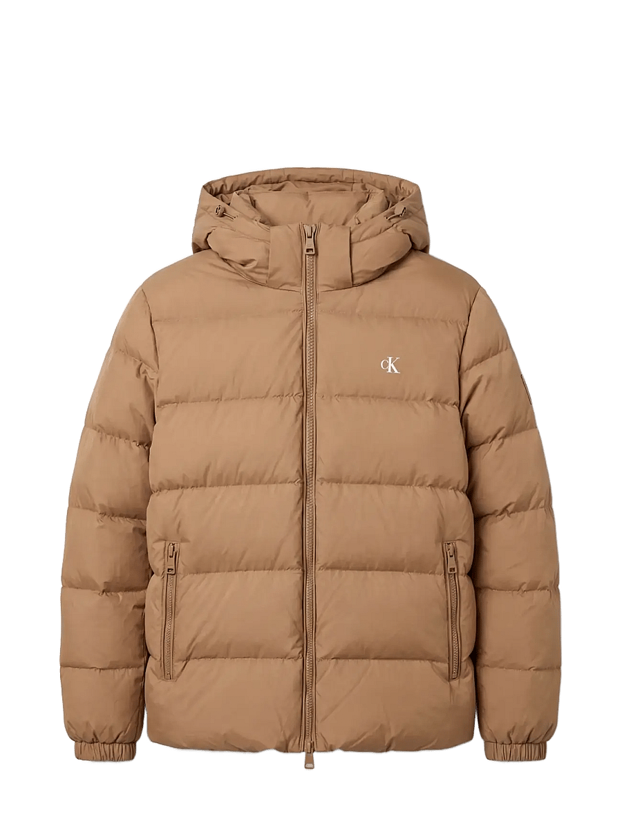 Calvin Klein Jeans - LS NYLN ZP OFF HOD DOWN PUFR JKT - khaki umber - 1