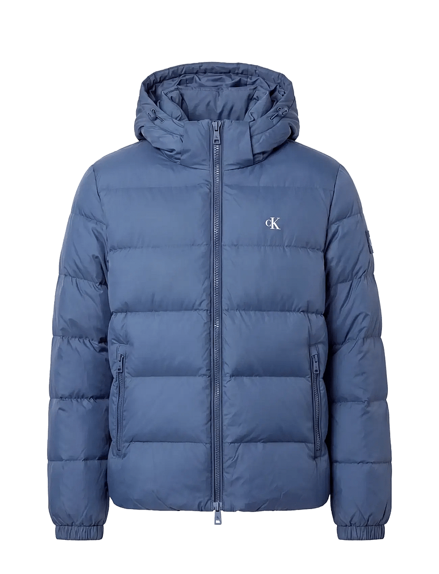 Calvin Klein Jeans - LS NYLN ZP OFF HOD DOWN PUFR JKT - daunenjacken - real teal - 1