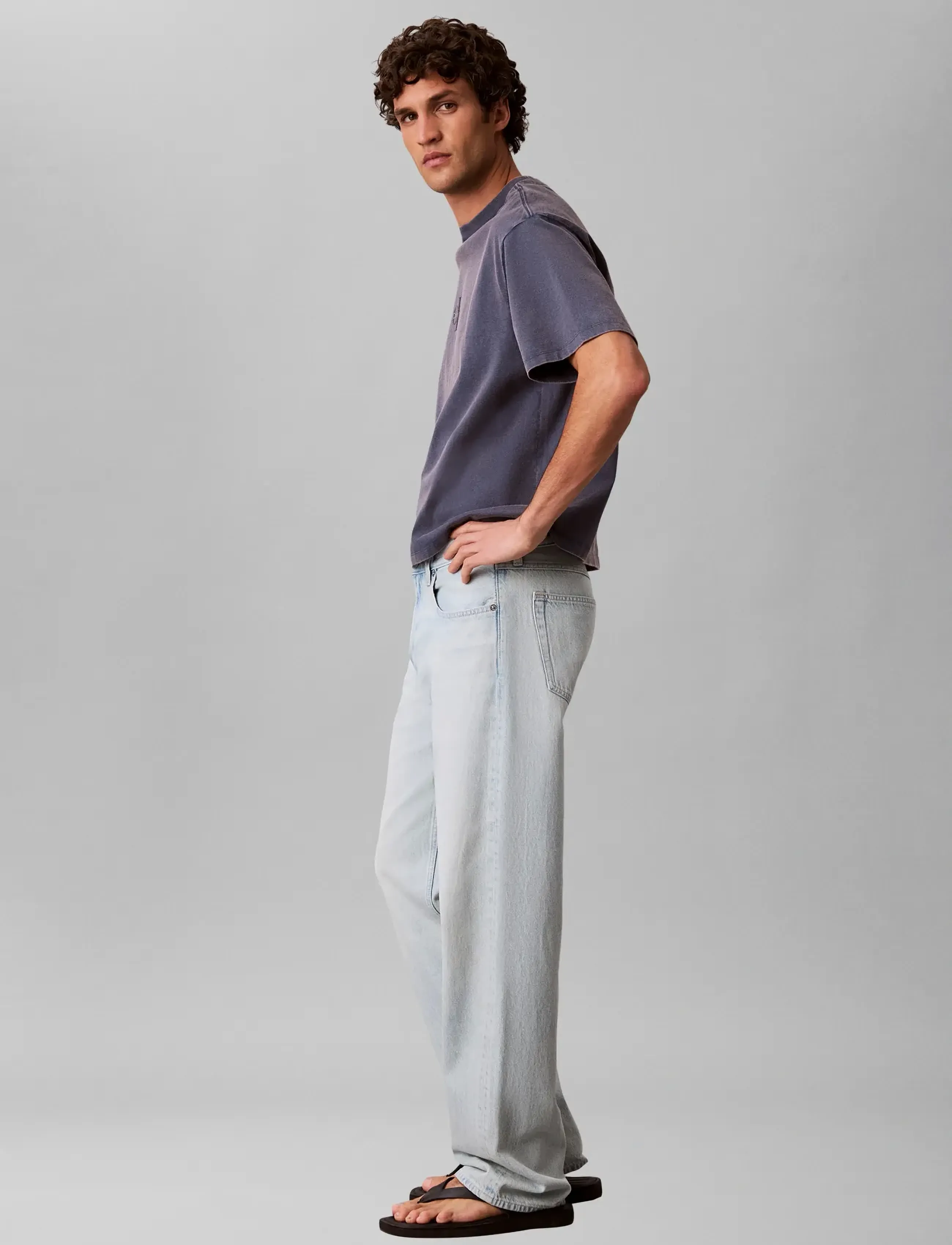Calvin Klein Jeans 90S STRAIGHT VINTAGE WHISPER LT - Shop efter stil - VINTAGE WHISPER / blue