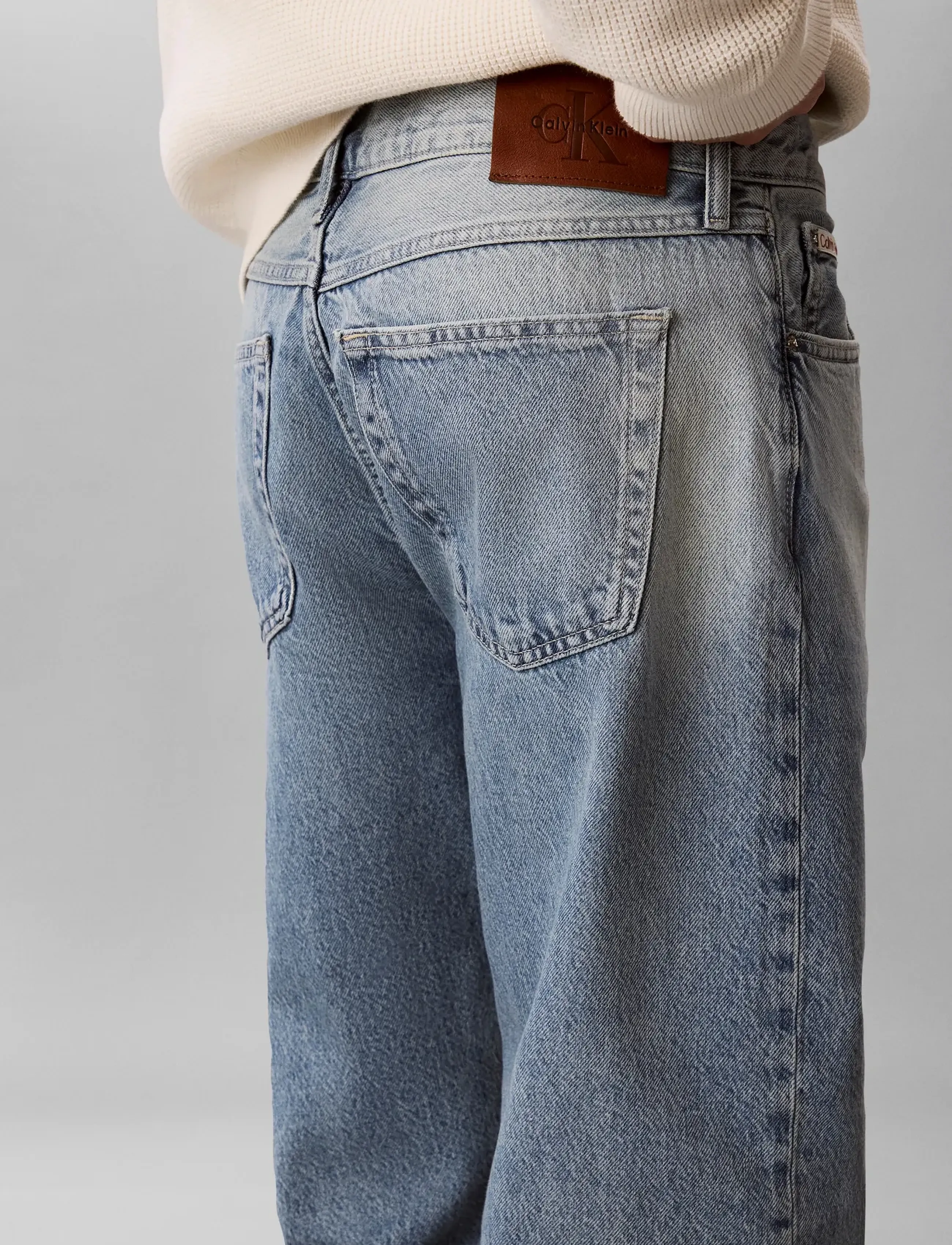 Calvin Klein Jeans - 90S STRAIGHT SUNFADED CAVERN LT - regular jeans - sunfaded cavern - 4