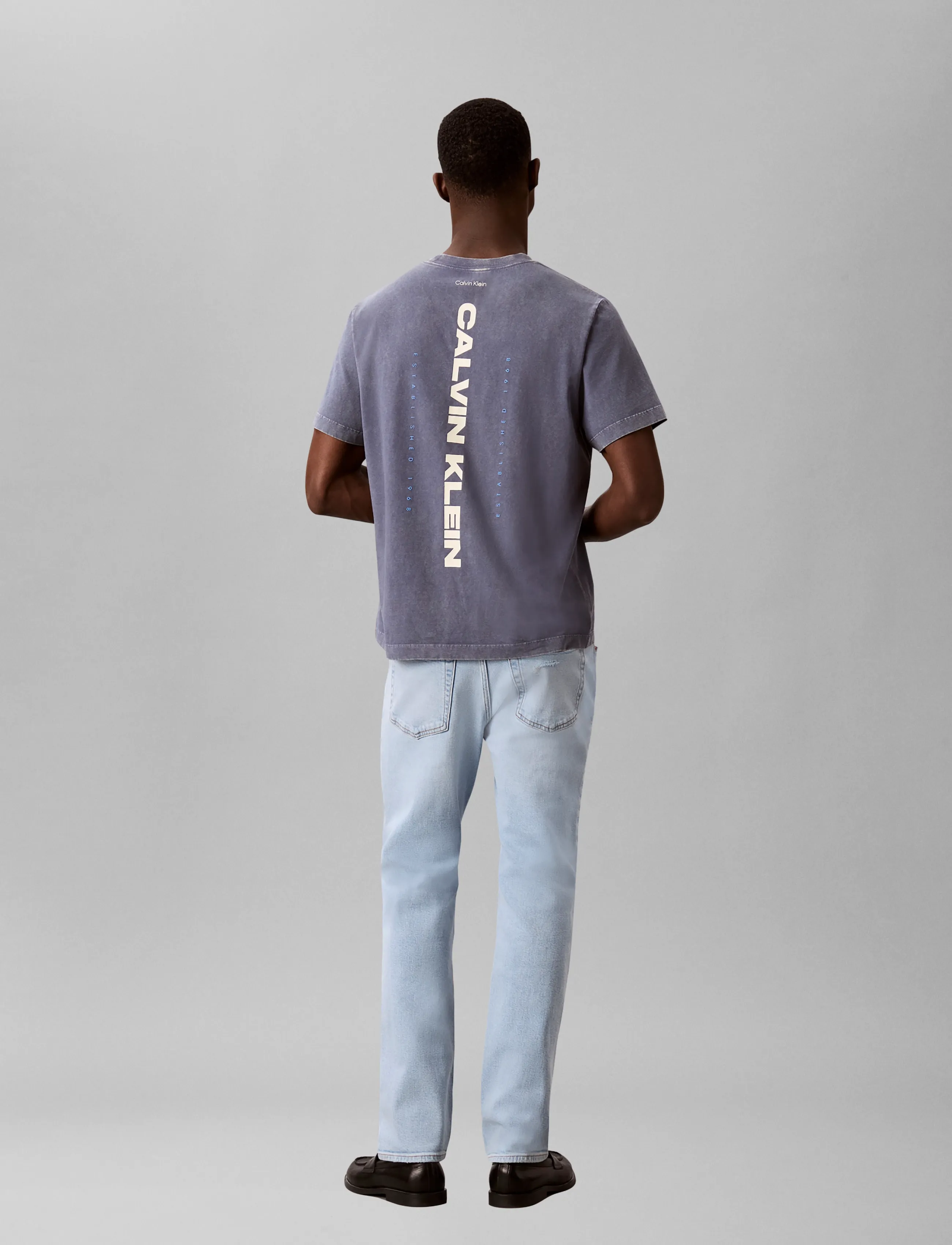 Calvin Klein Jeans SLIM INDIGO OVERTONE LT WT JEAN - Calvin Klein Jeans - INDIGO OVERTONE / blue