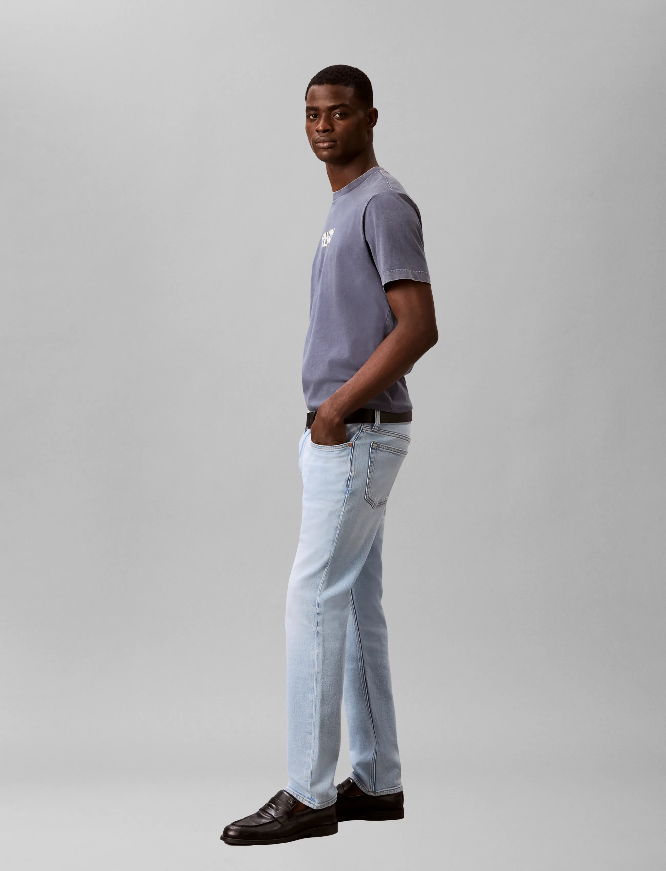 Calvin Klein Jeans - SLIM INDIGO OVERTONE LT WT JEAN - indigo overtone - 2