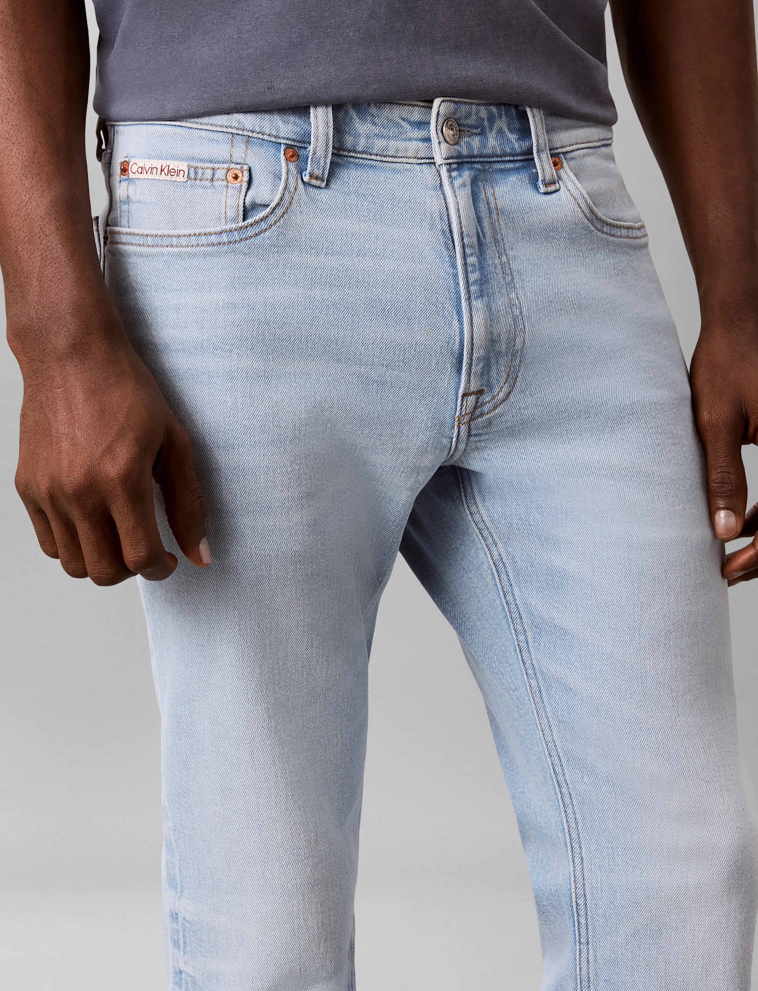 Calvin Klein Jeans - SLIM INDIGO OVERTONE LT WT JEAN - indigo overtone - 3