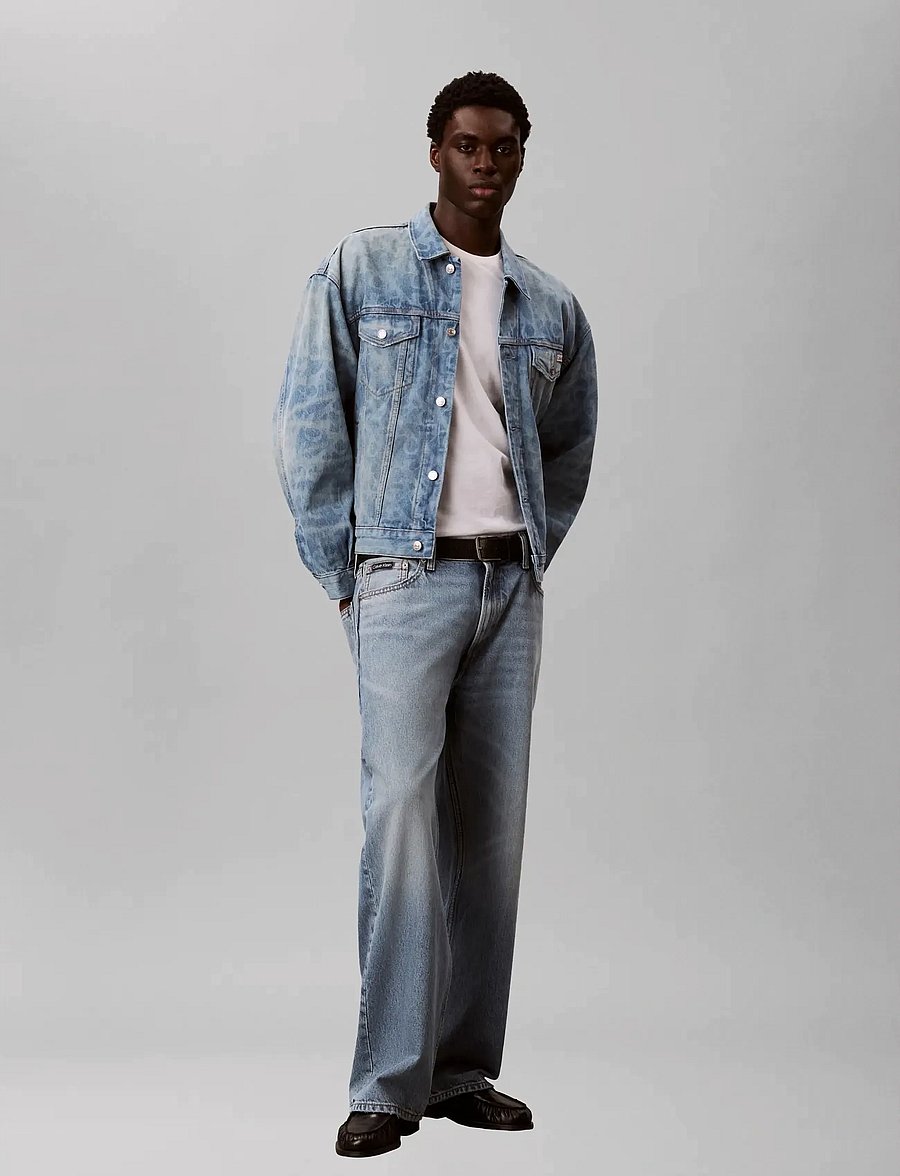 Calvin Klein Jeans - 90S LT PLAYBILL TRUCKER - ungefütterte denimjacken - lt playbill - 0