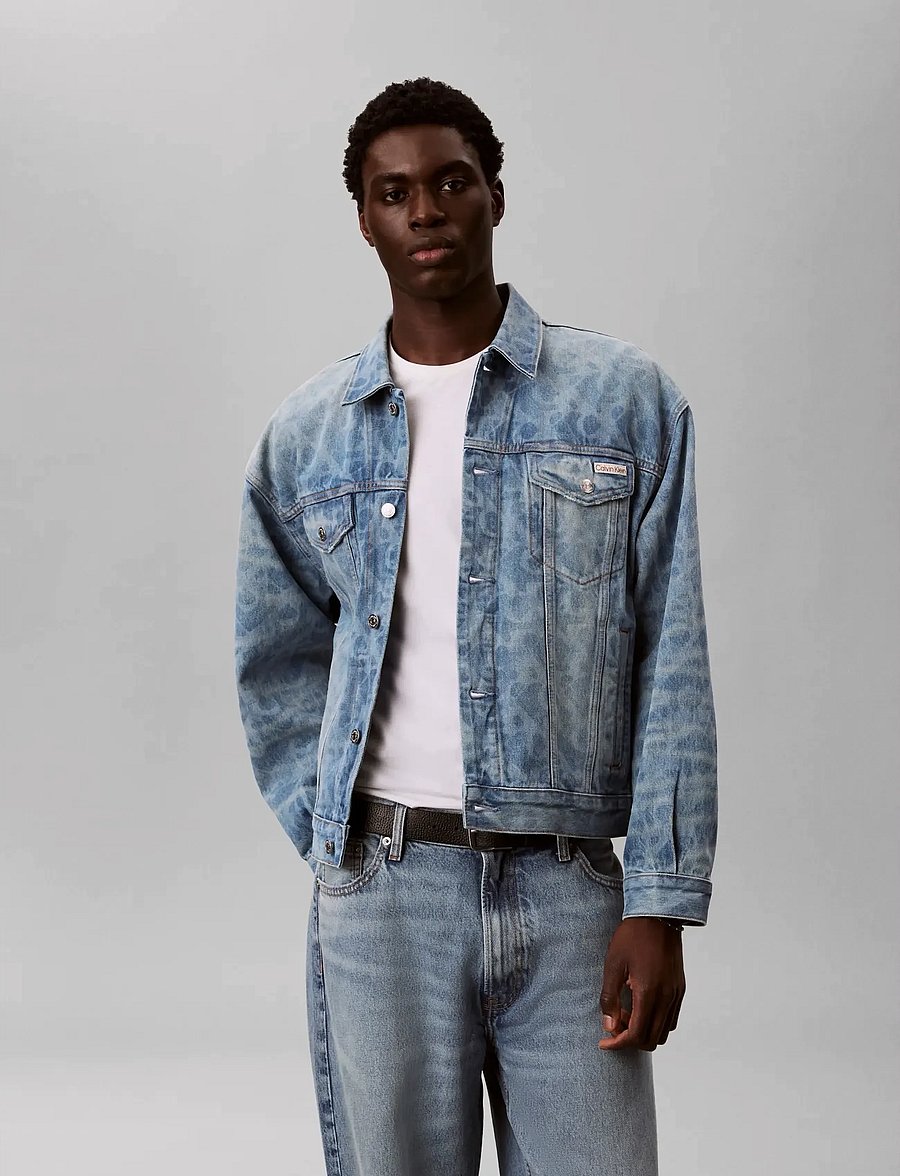 Calvin Klein Jeans - 90S LT PLAYBILL TRUCKER - ungefütterte denimjacken - lt playbill - 3