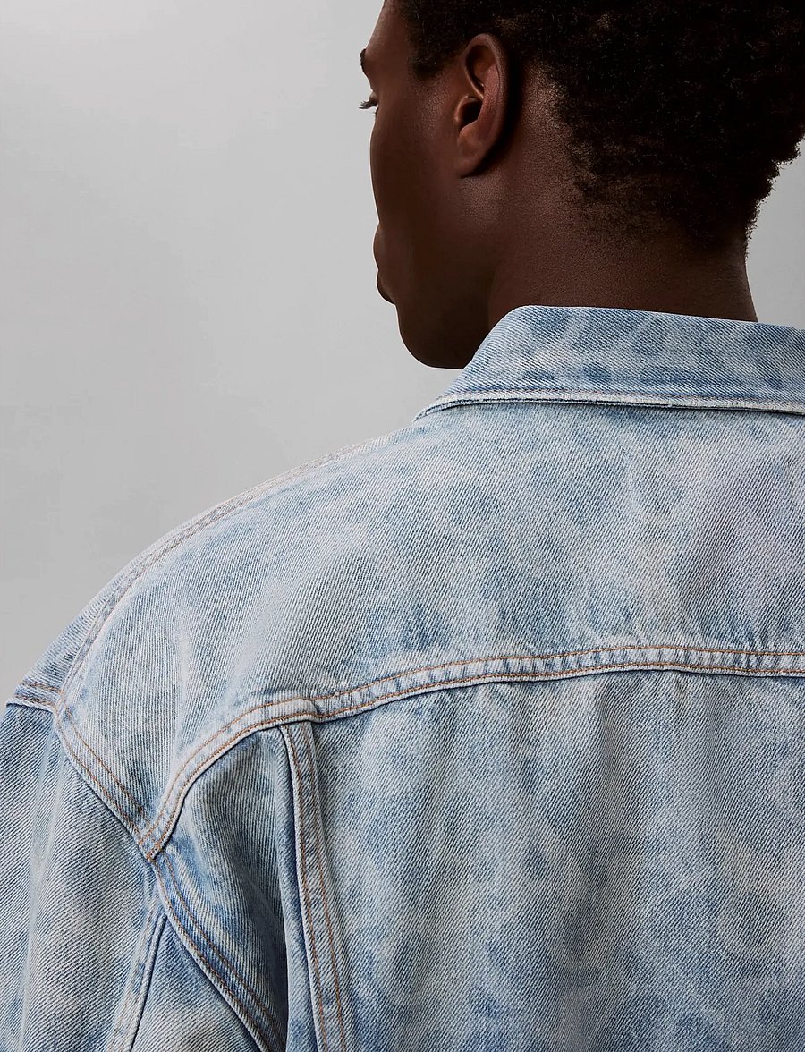 Calvin Klein Jeans - 90S LT PLAYBILL TRUCKER - ungefütterte denimjacken - lt playbill - 4