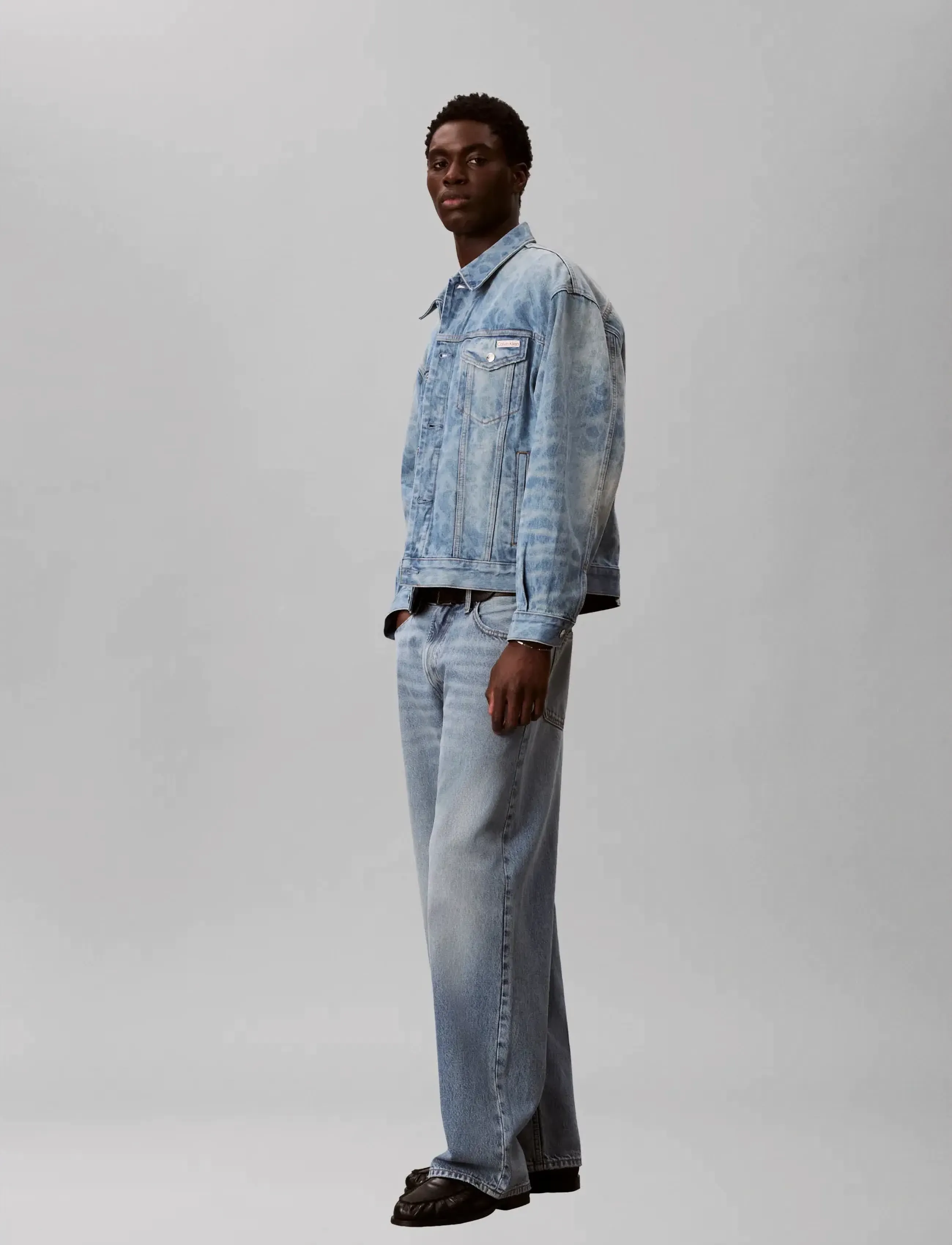 Calvin Klein Jeans - 90S LT PLAYBILL TRUCKER - ungefütterte denimjacken - lt playbill - 5