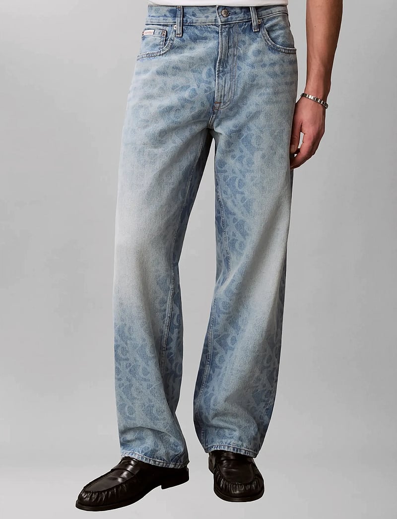 Calvin Klein Jeans - 90S STRAIGHT LT PLAYBILL JEAN - regular jeans - lt playbill - 0