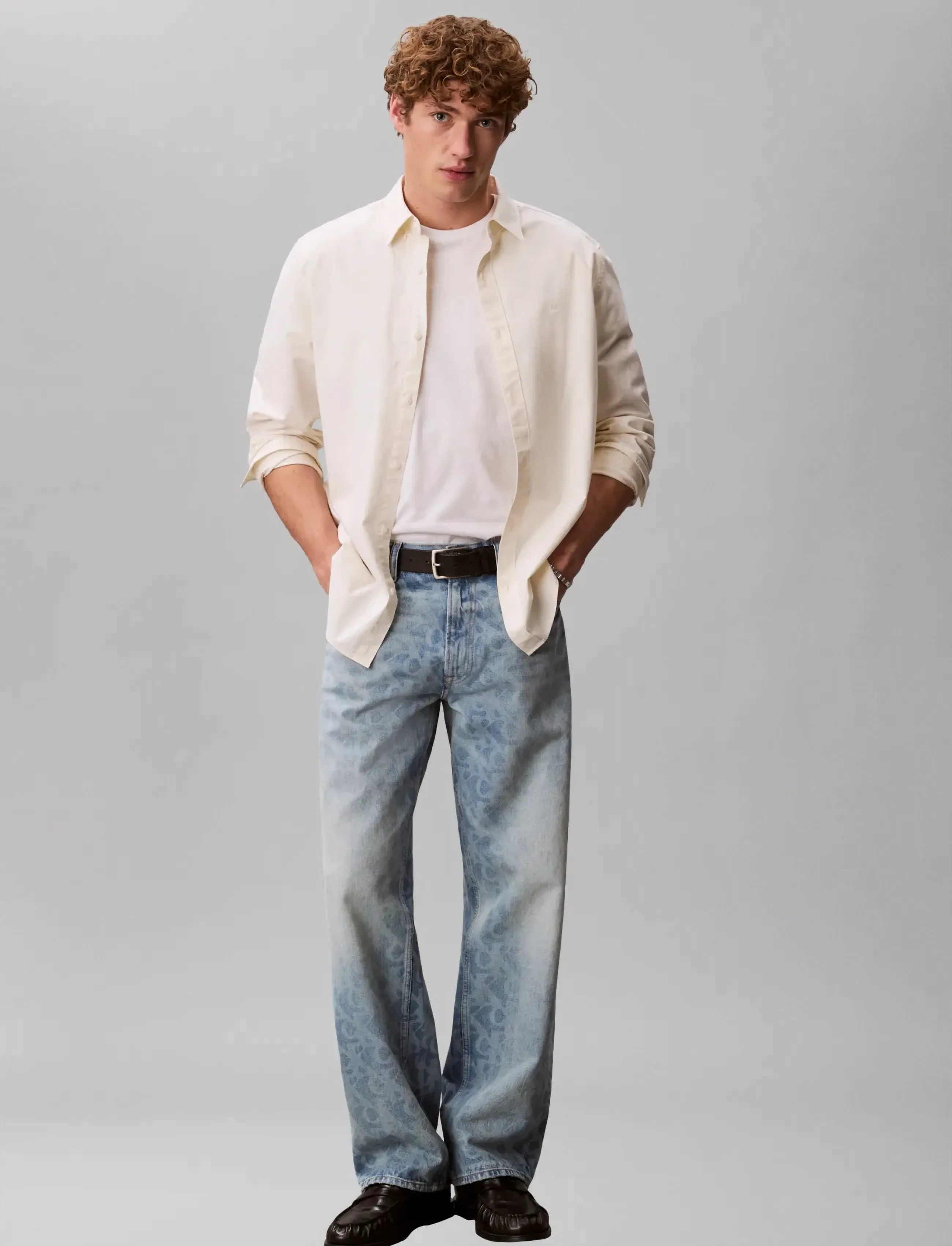 Calvin Klein Jeans 90S Straight Lt Playbill Jean straight leg jeans herr – bild 2