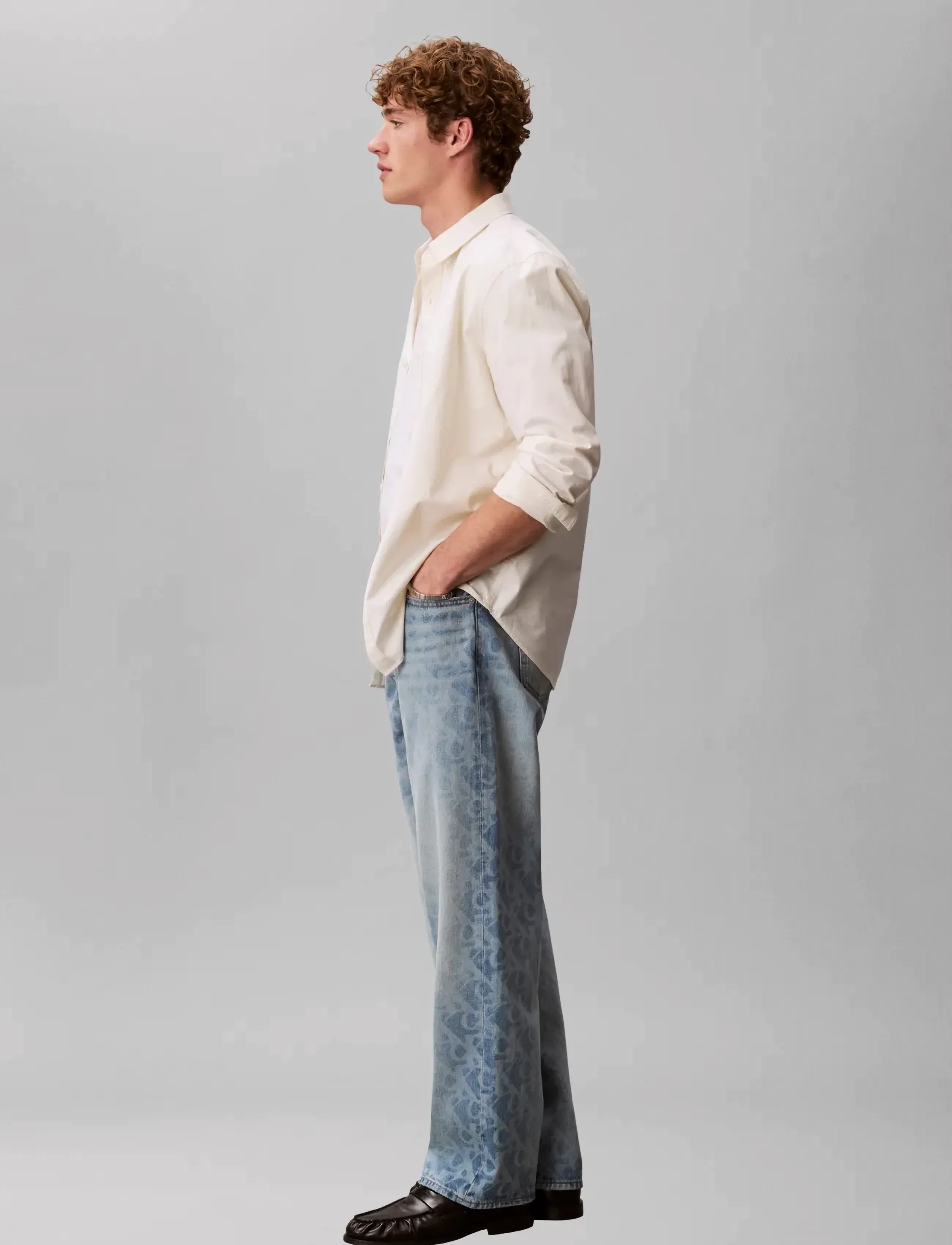 Calvin Klein Jeans 90S Straight Lt Playbill Jean straight leg jeans herr – bild 5