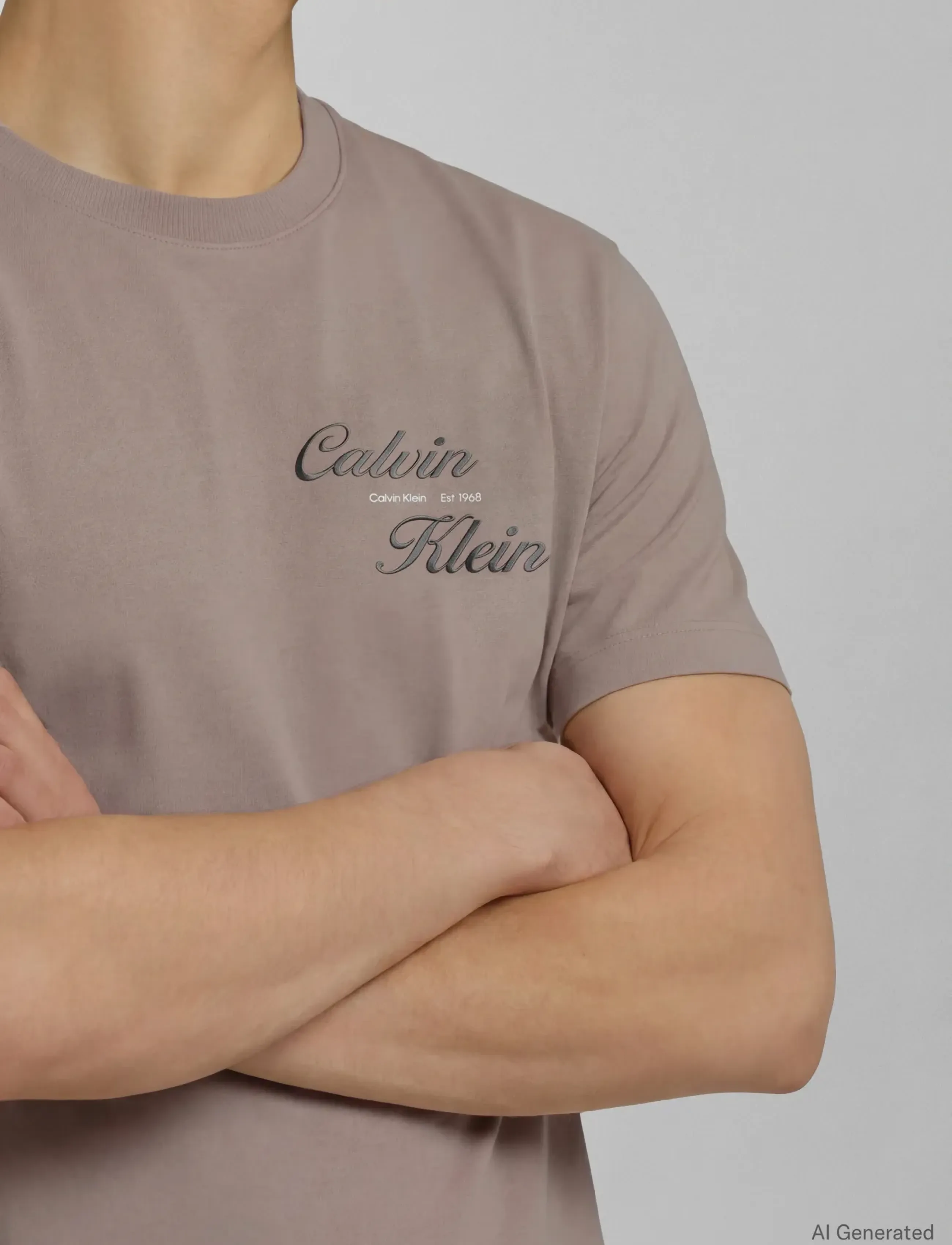 Calvin Klein Jeans - SS 30s EU CALVIN KLEIN RESRT GRA - short-sleeved t-shirts - atmosphere - 3