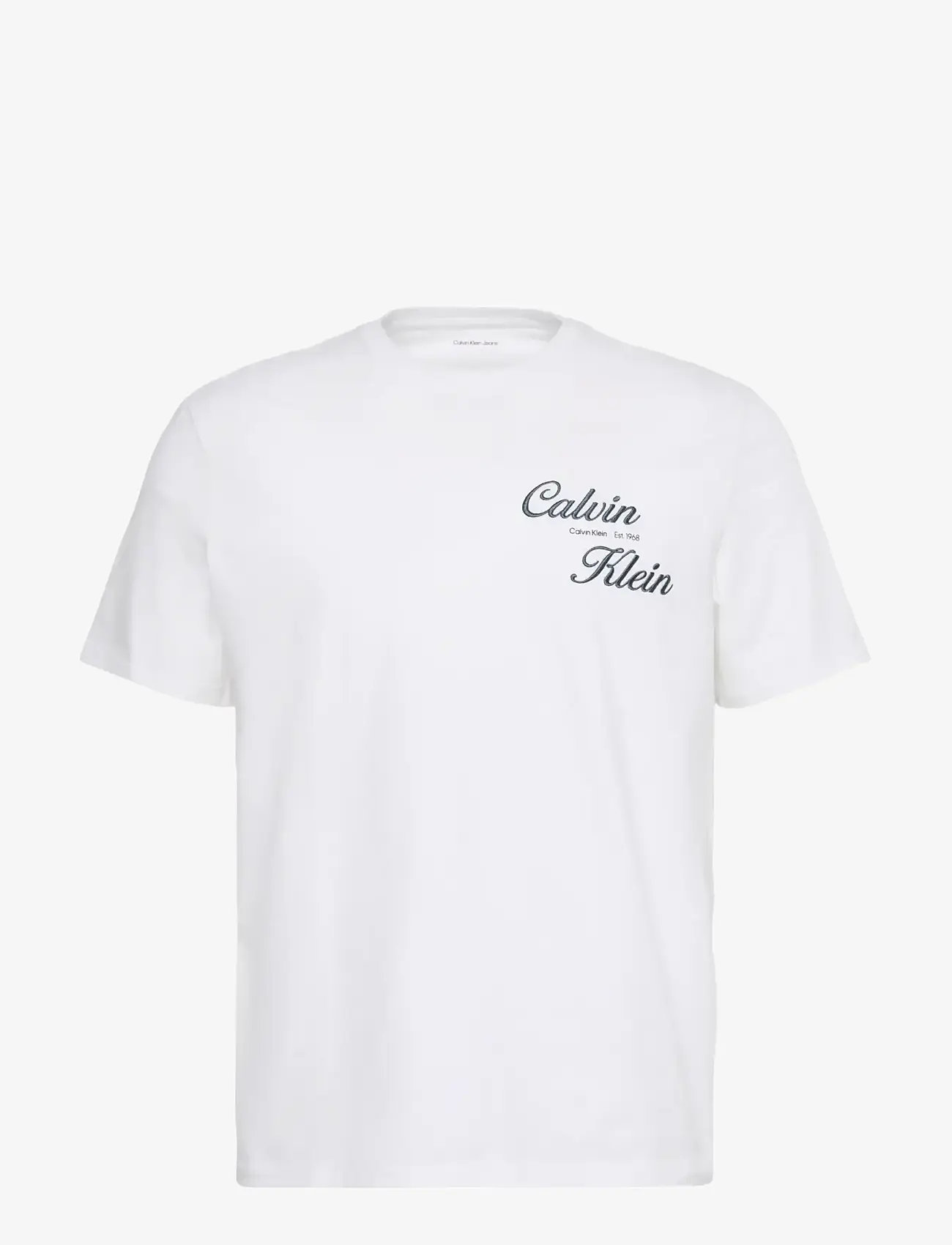 Calvin Klein Jeans - SS 30s EU CALVIN KLEIN RESRT GRA - kurzärmelig - bright white - 1
