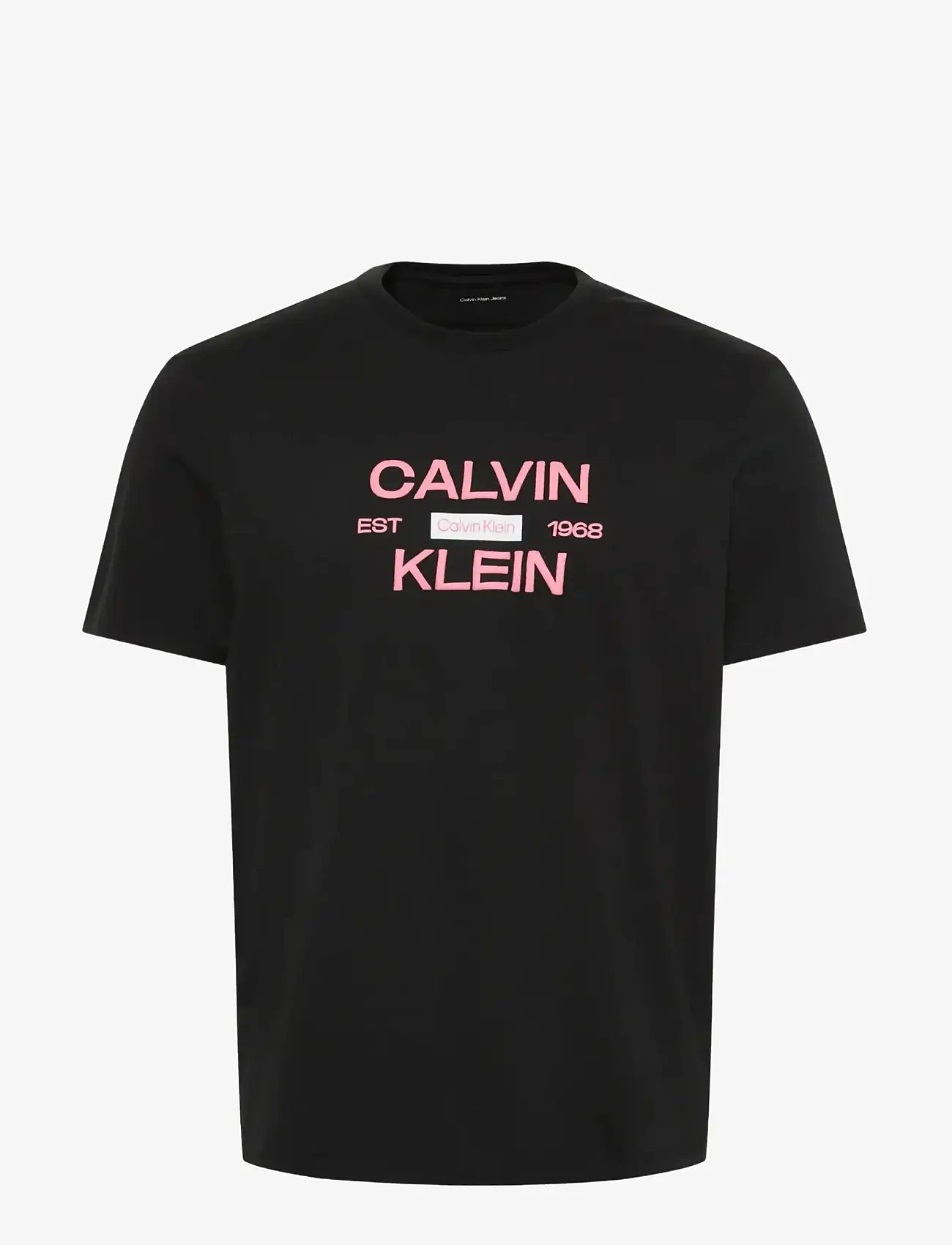 Calvin Klein Jeans - SS 30s EU CALVINKLEIN STACK GRAP - lühikeste varrukatega t-särgid - black - 1